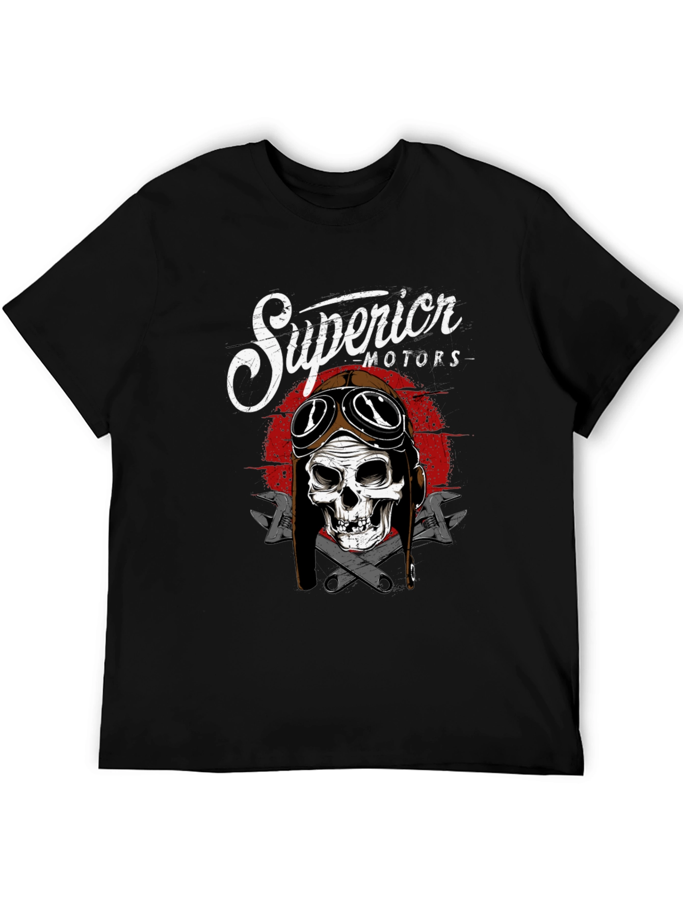 Superior Motors Skull Graphic T-Shirt