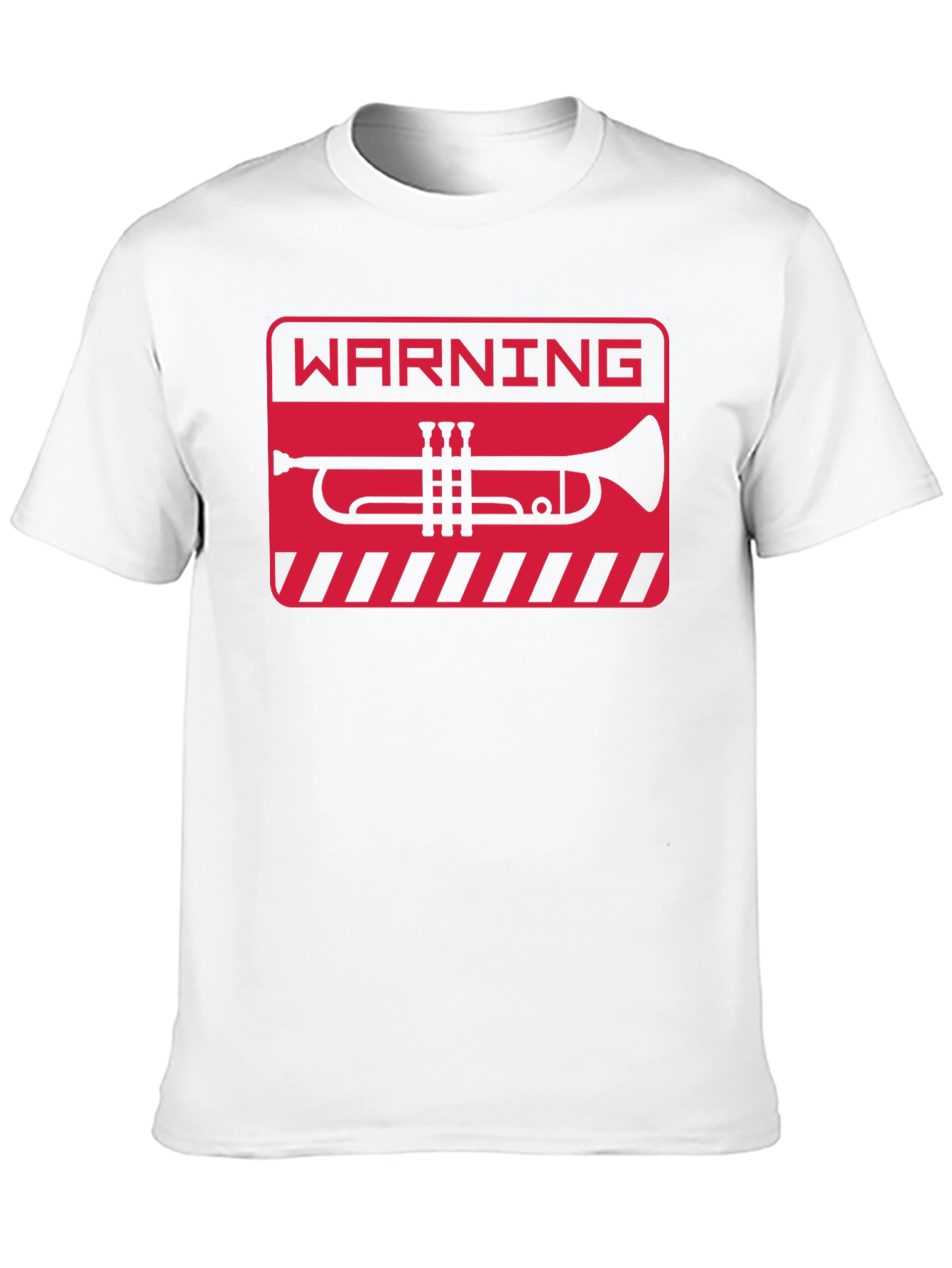 Warning Trumpet T-Shirt - Black Graphic Tee