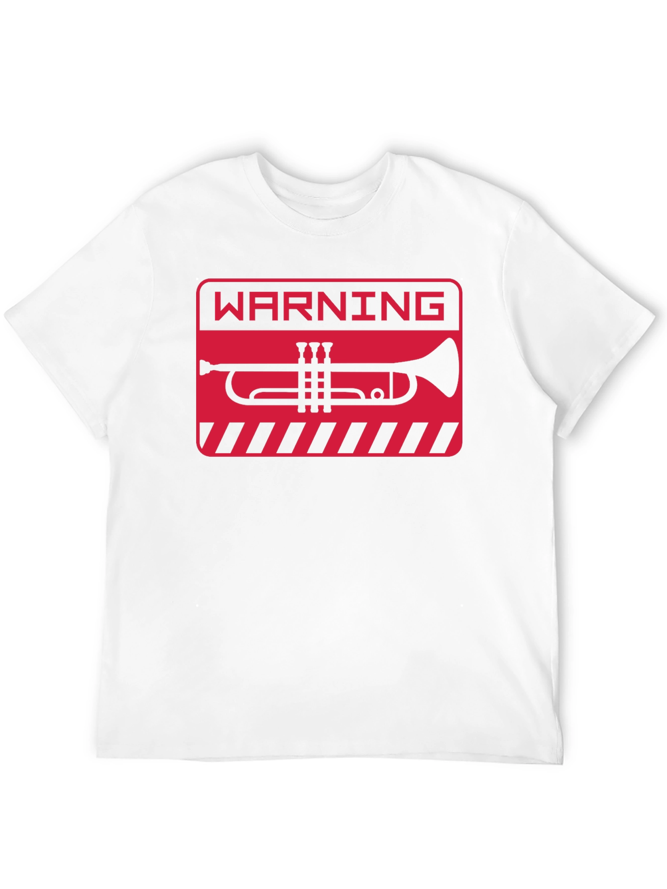 Warning Trumpet T-Shirt - Black Graphic Tee