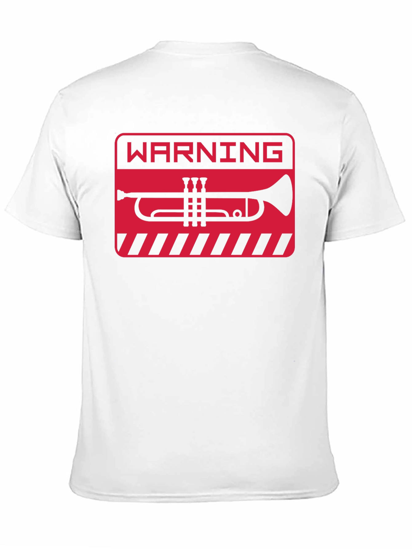 Warning Trumpet T-Shirt - Black Graphic Tee