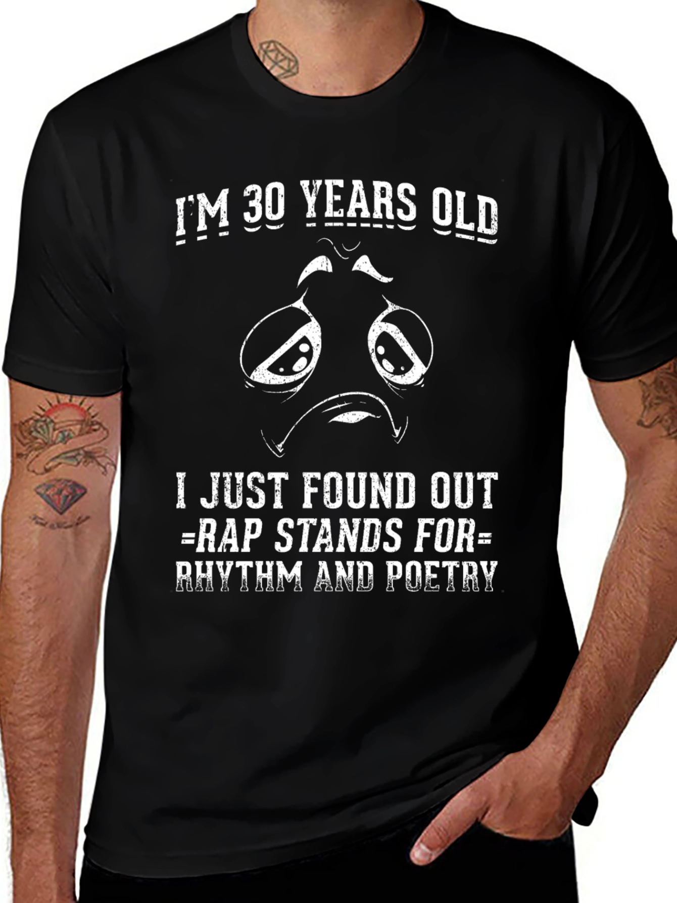 30 Years Old Funny Rap Definition T-Shirt