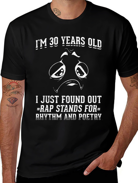 30 Years Old Funny Rap Definition T-Shirt