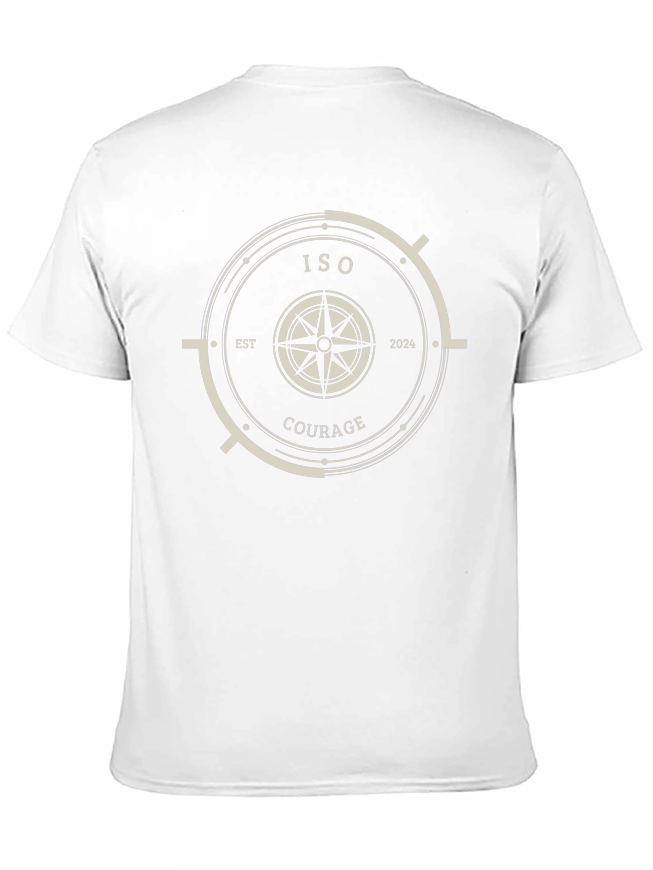 ISO Courage Compass Graphic Tee - Black
