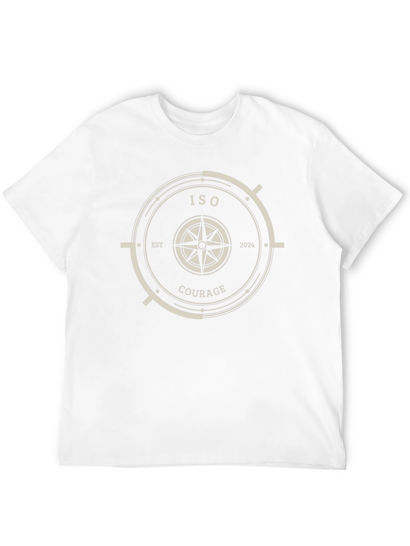 ISO Courage Compass Graphic Tee - Black
