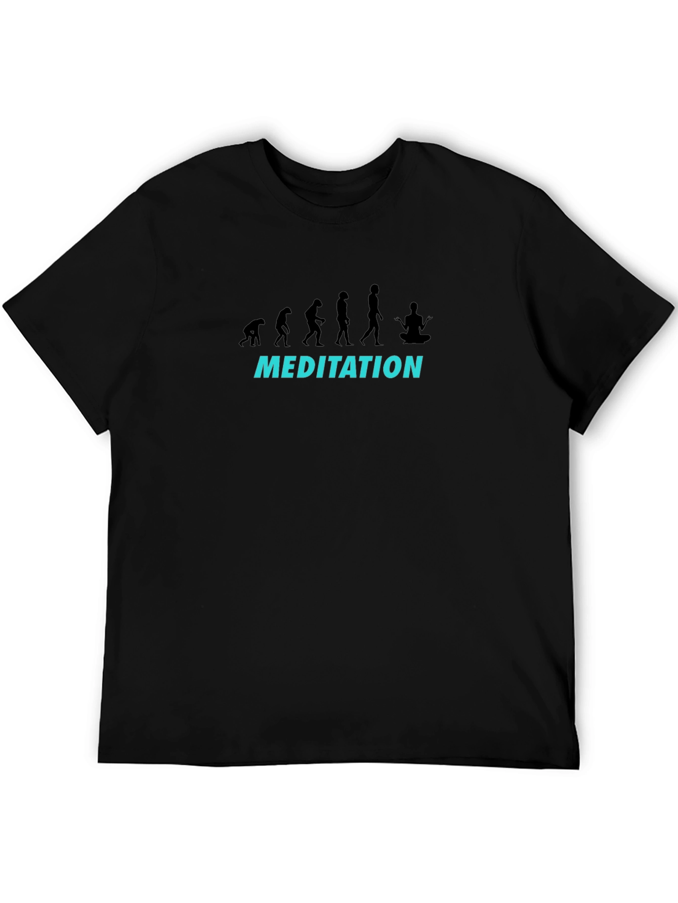 Meditation Evolution Graphic T-Shirt