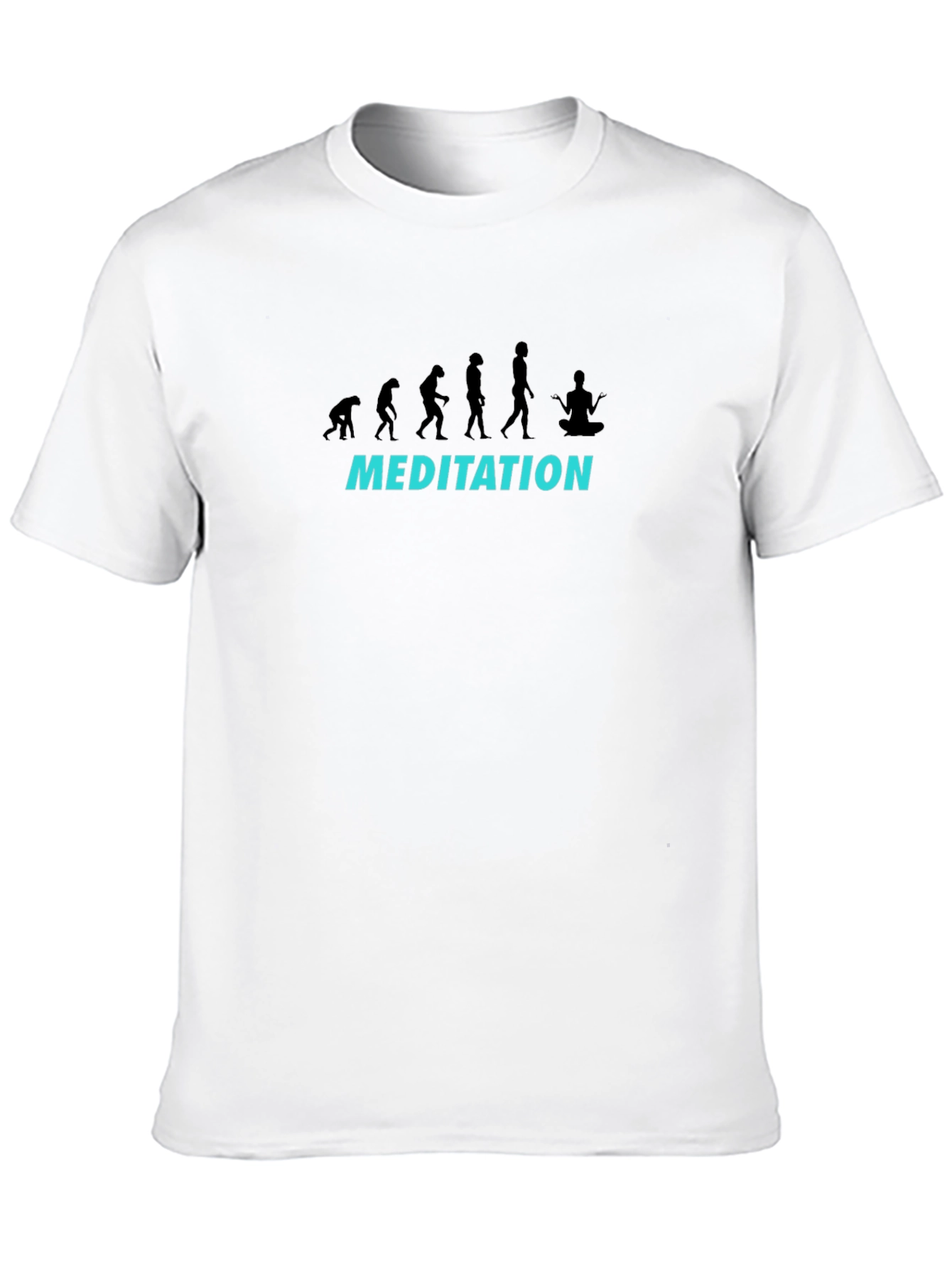 Meditation Evolution Graphic T-Shirt