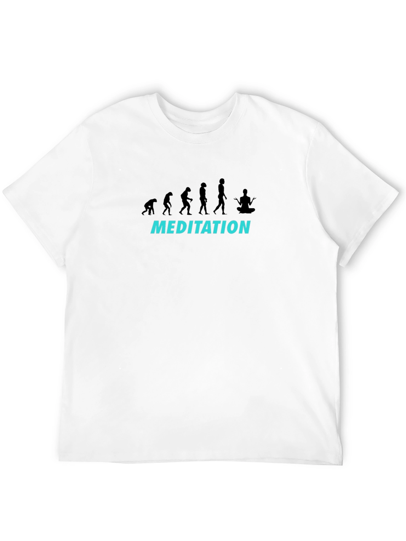 Meditation Evolution Graphic T-Shirt