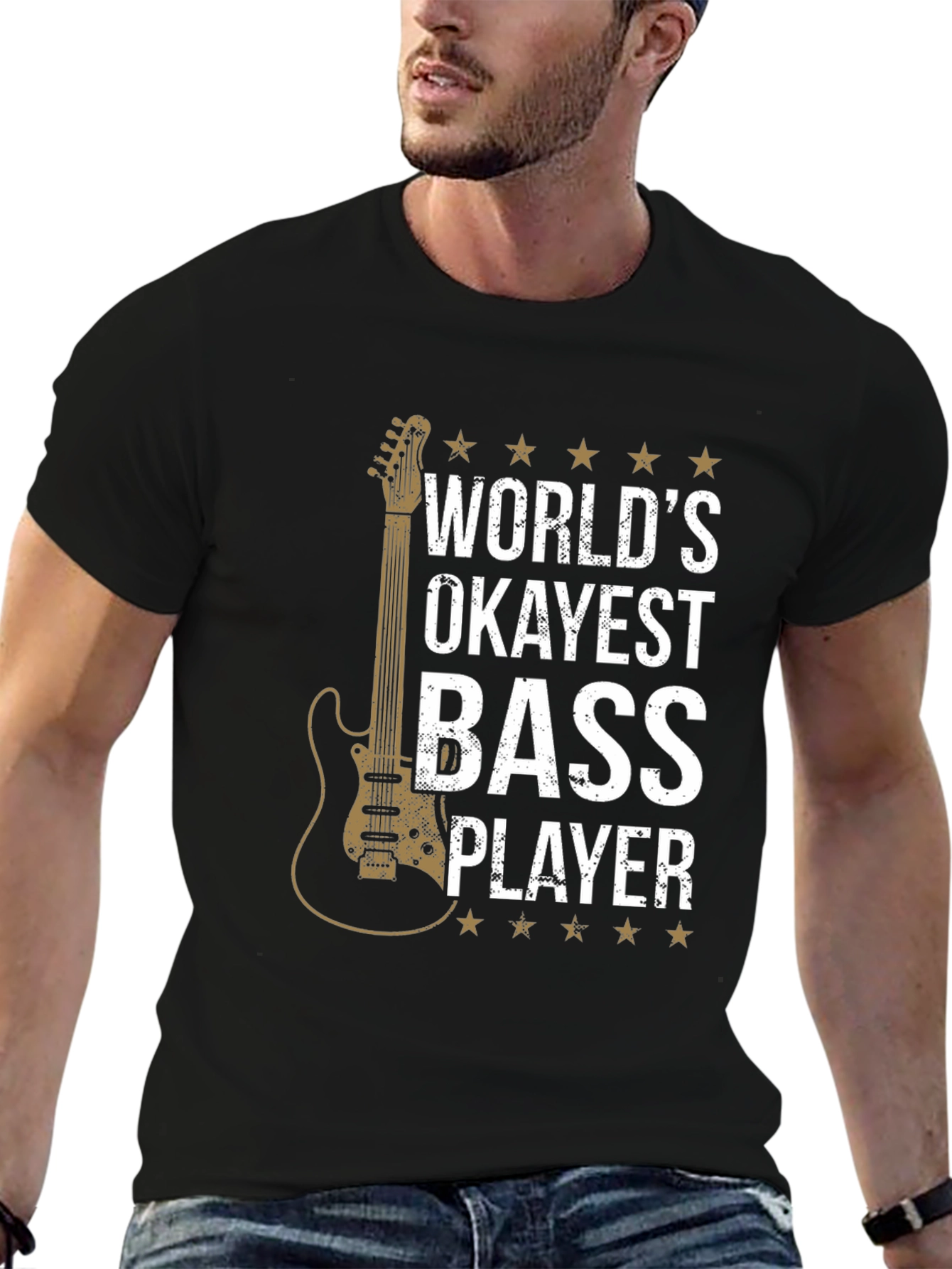 Worlds Okayest Bass Player T-Shirt