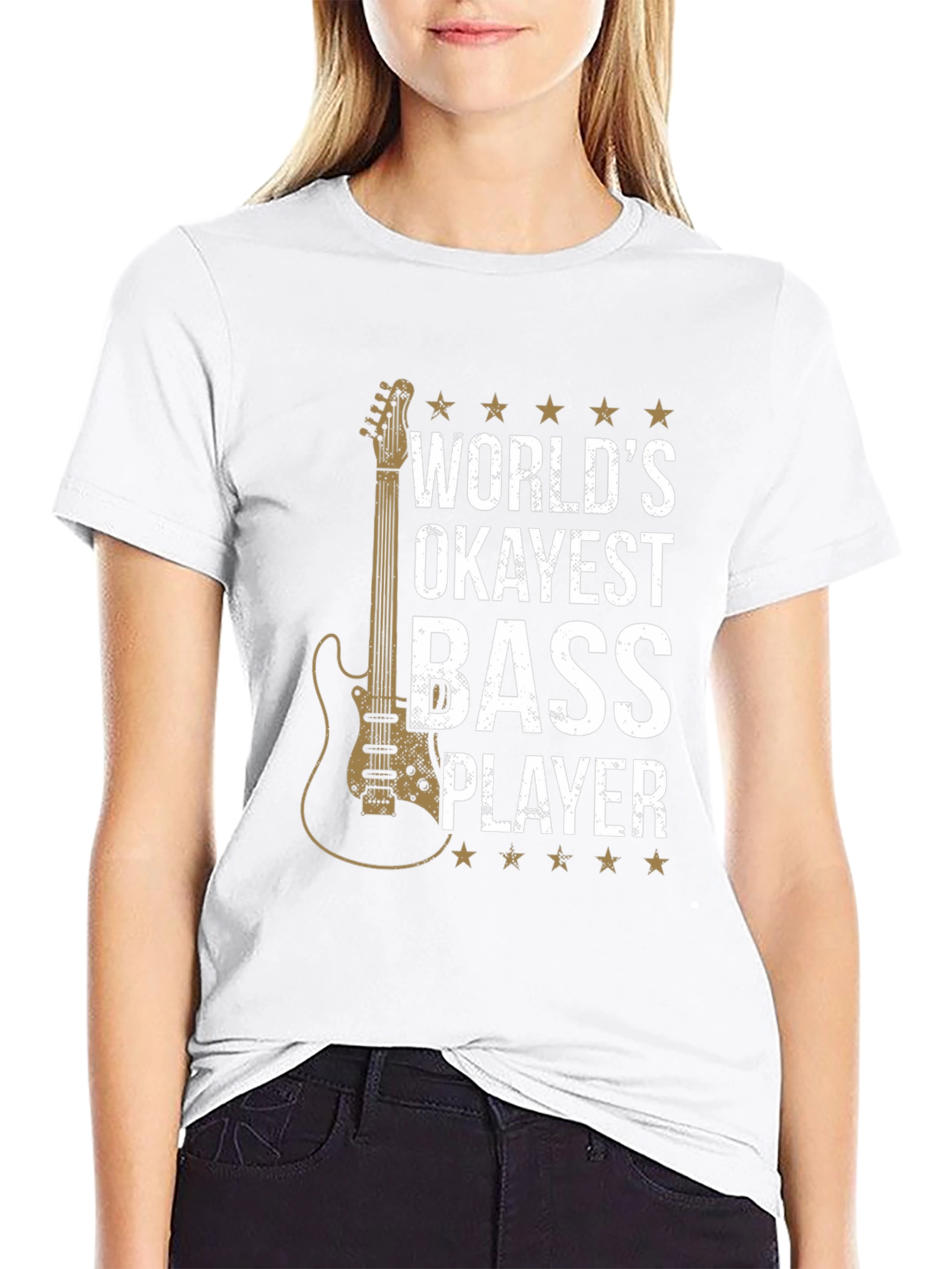 Worlds Okayest Bass Player T-Shirt