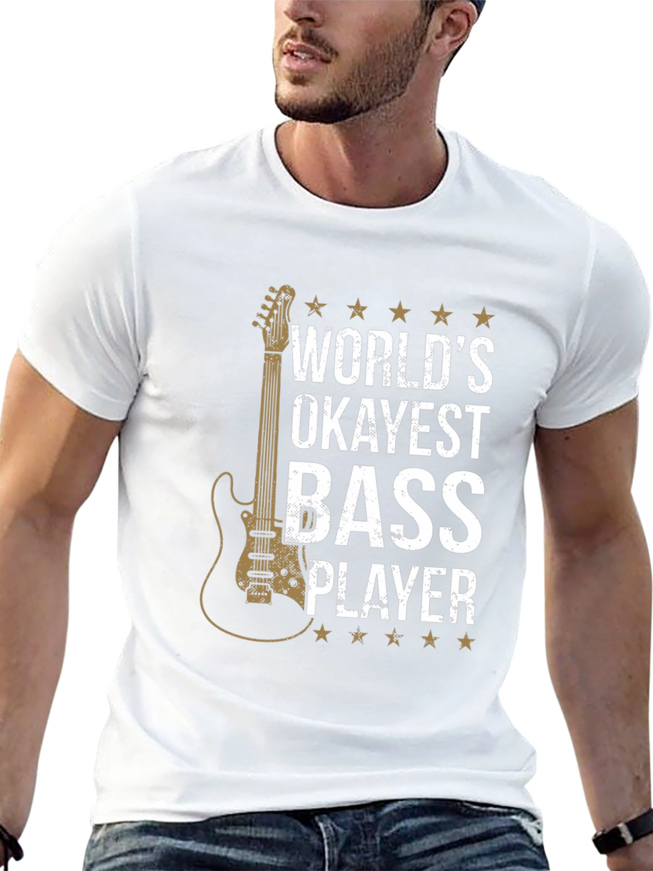 Worlds Okayest Bass Player T-Shirt