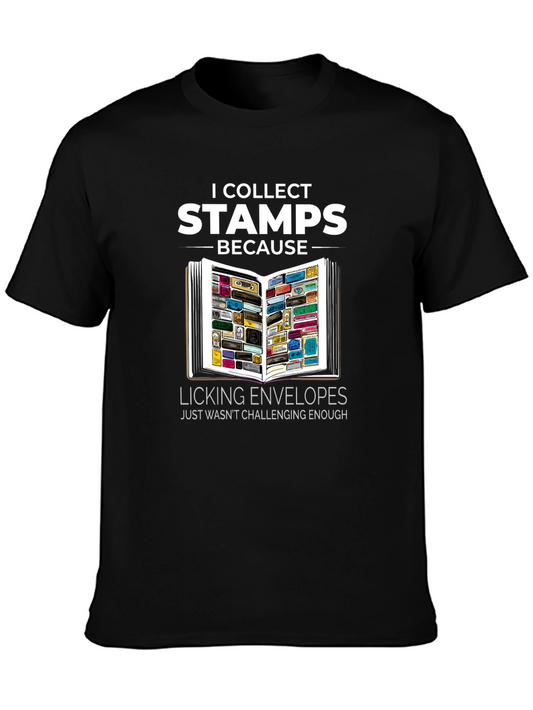 Stamp Collector Graphic T-Shirt