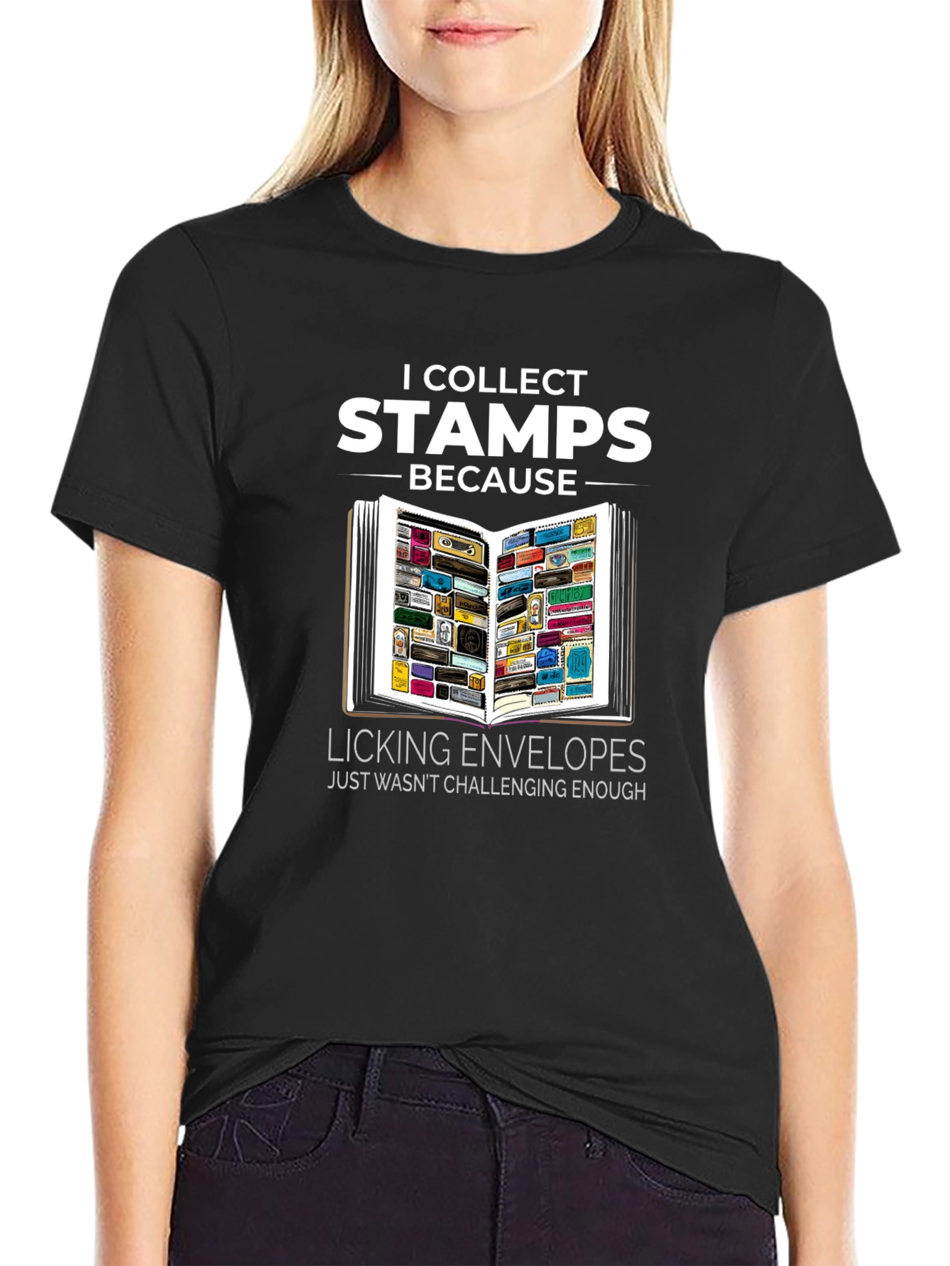 Stamp Collector Graphic T-Shirt