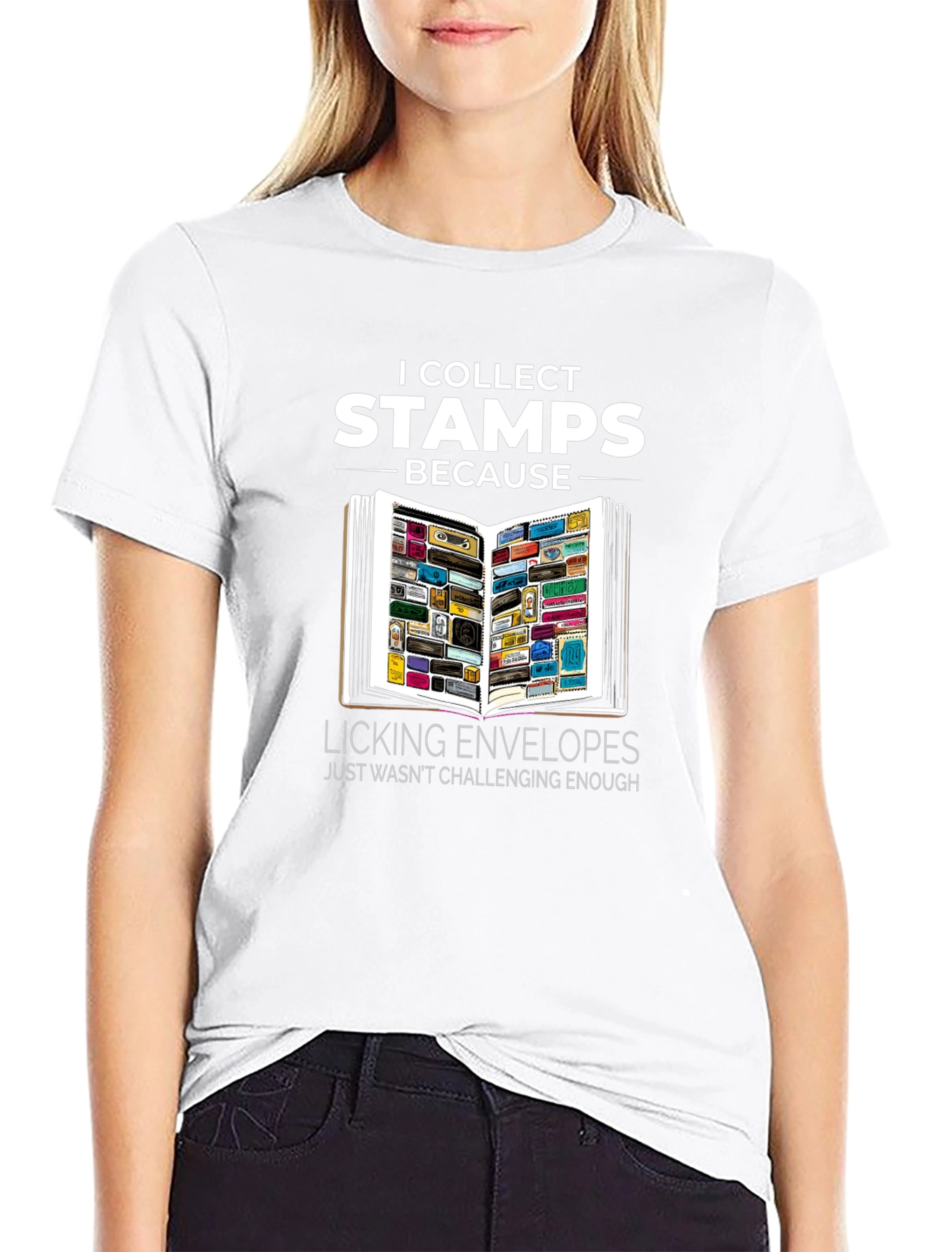 Stamp Collector Graphic T-Shirt