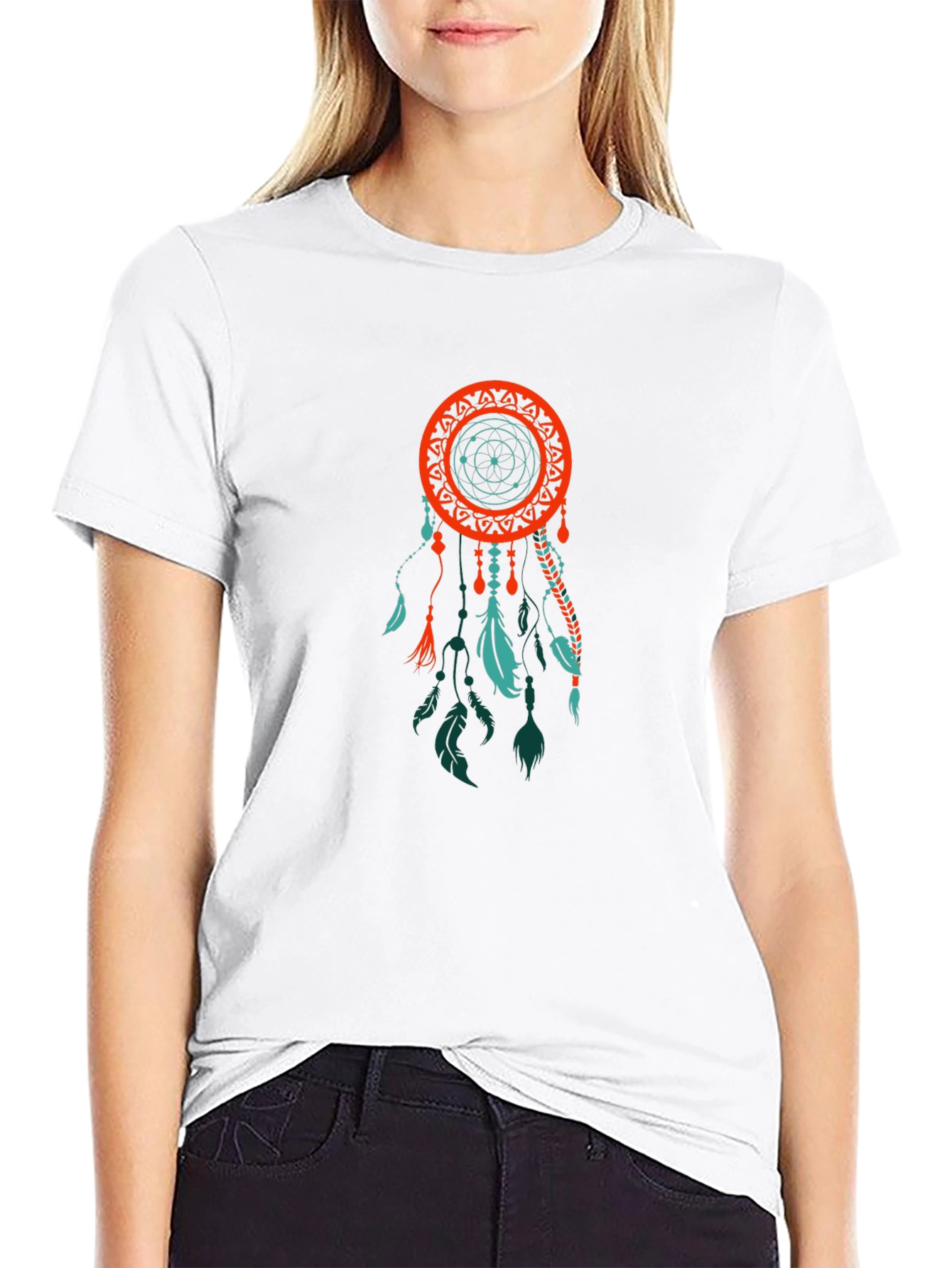 Dreamcatcher Graphic Print T-Shirt