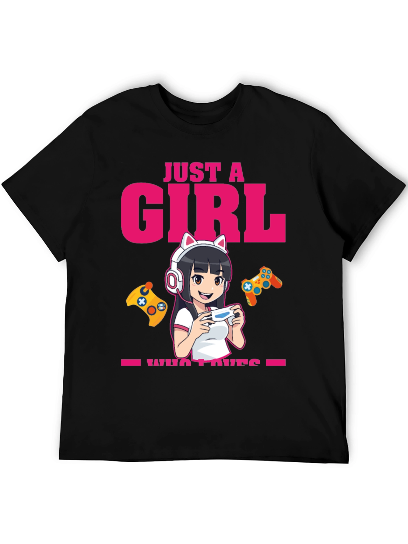Just A Girl Who Loves Gaming T-Shirt