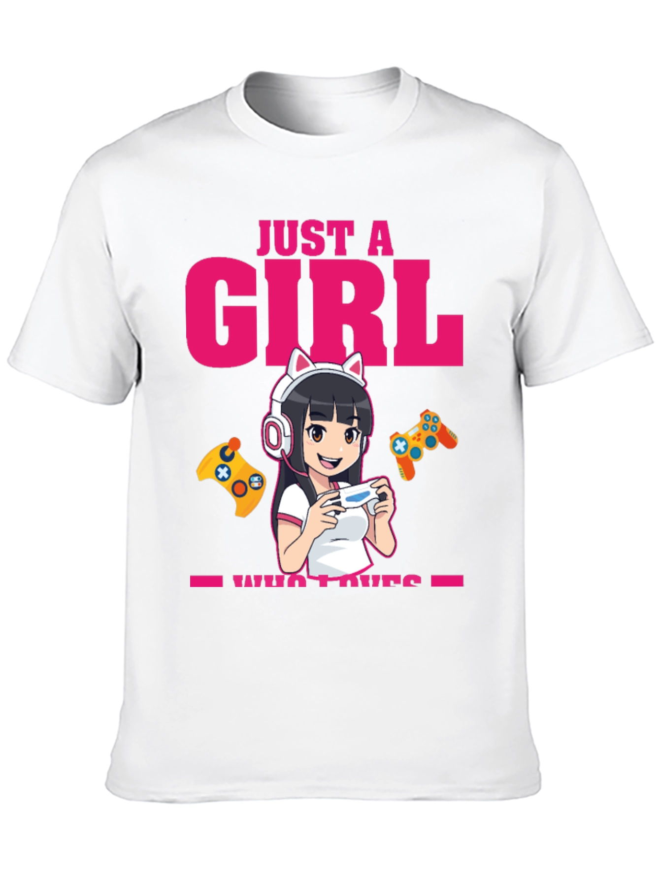 Just A Girl Who Loves Gaming T-Shirt