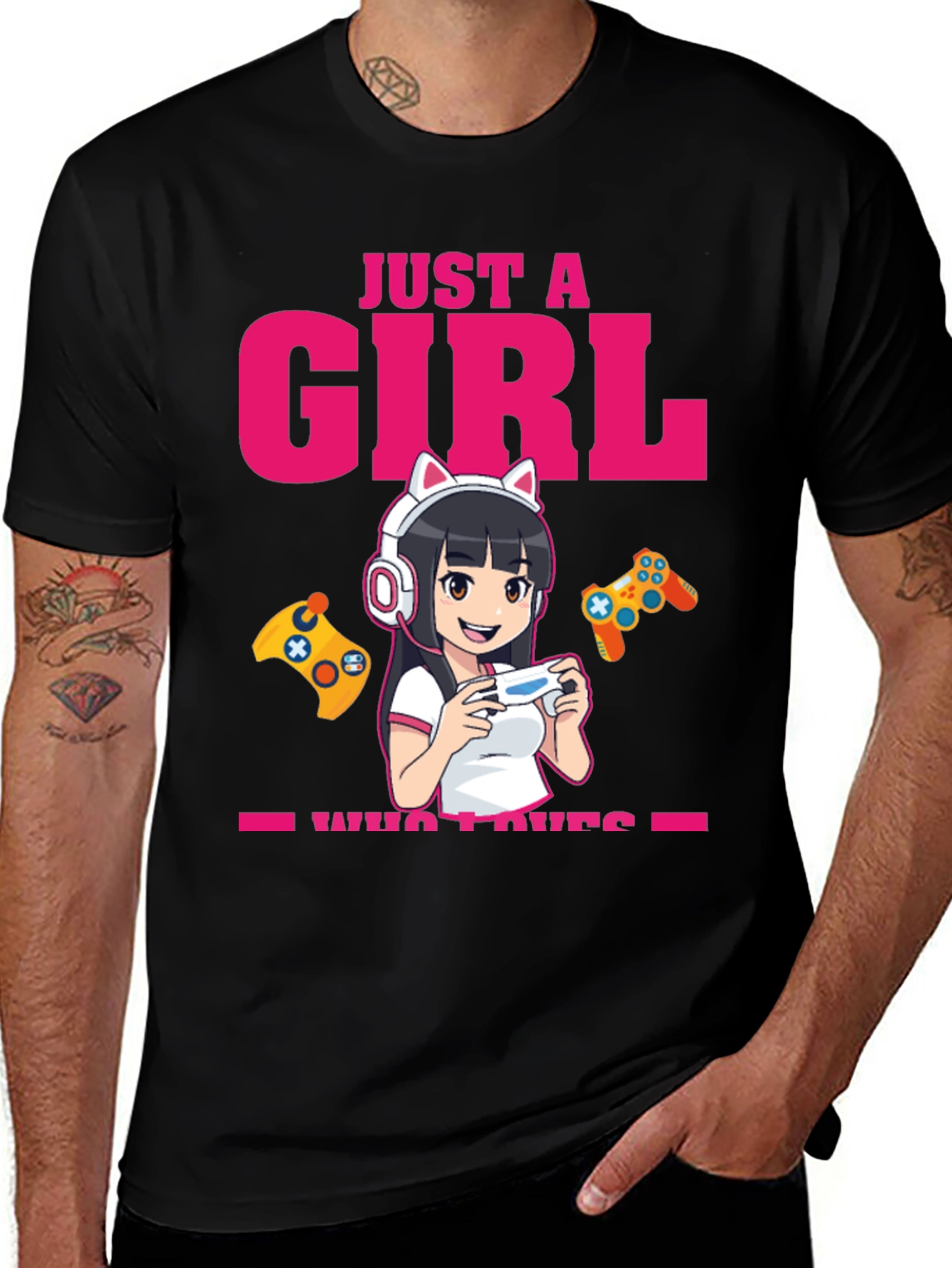 Just A Girl Who Loves Gaming T-Shirt