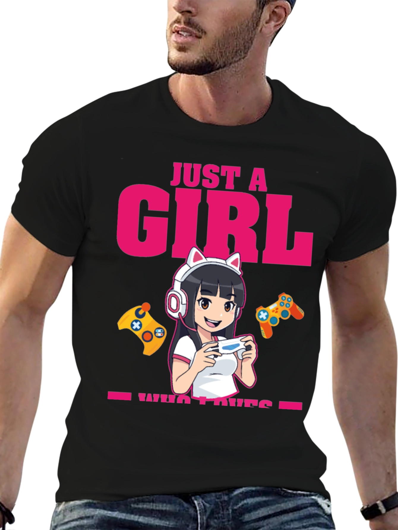 Just A Girl Who Loves Gaming T-Shirt