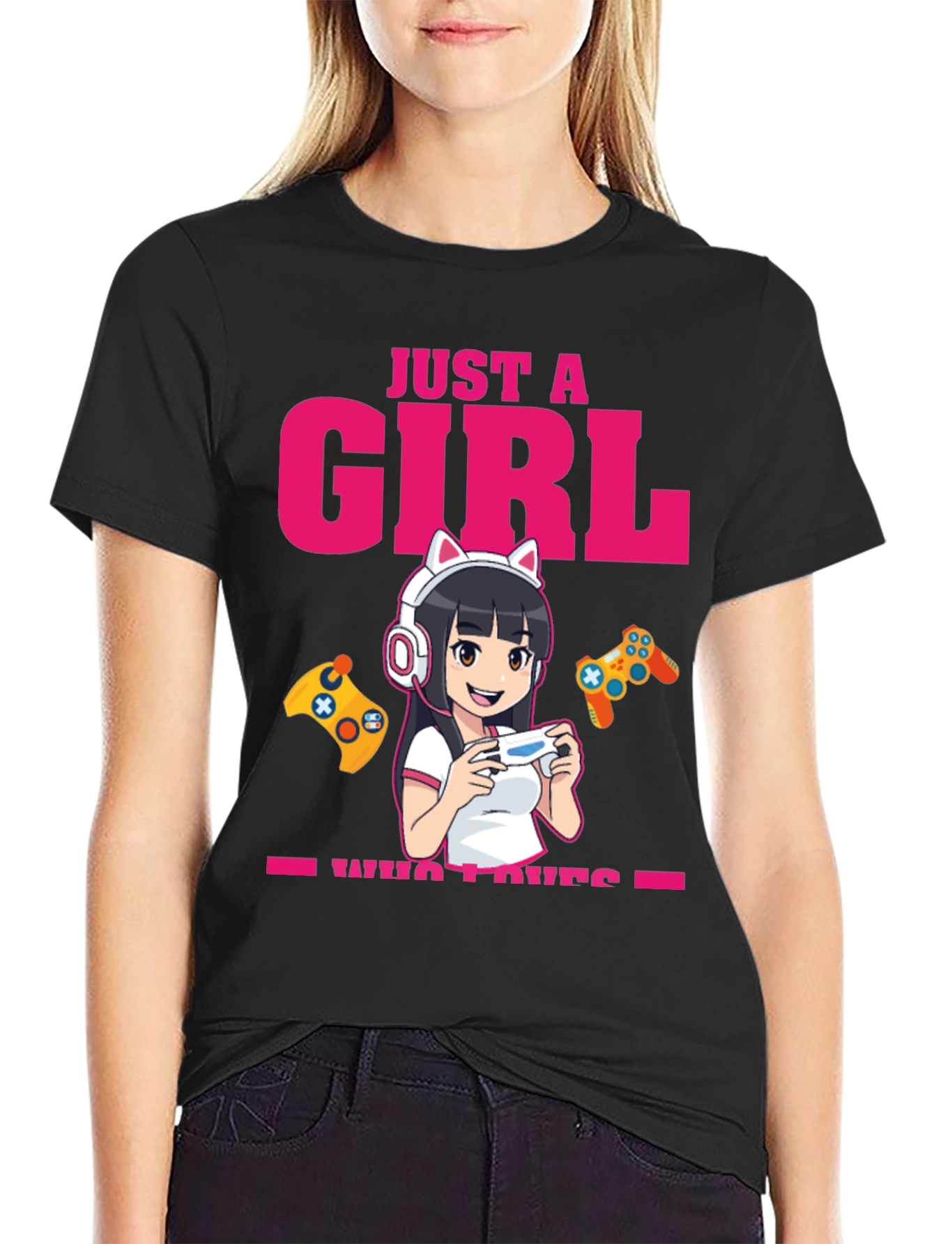 Just A Girl Who Loves Gaming T-Shirt
