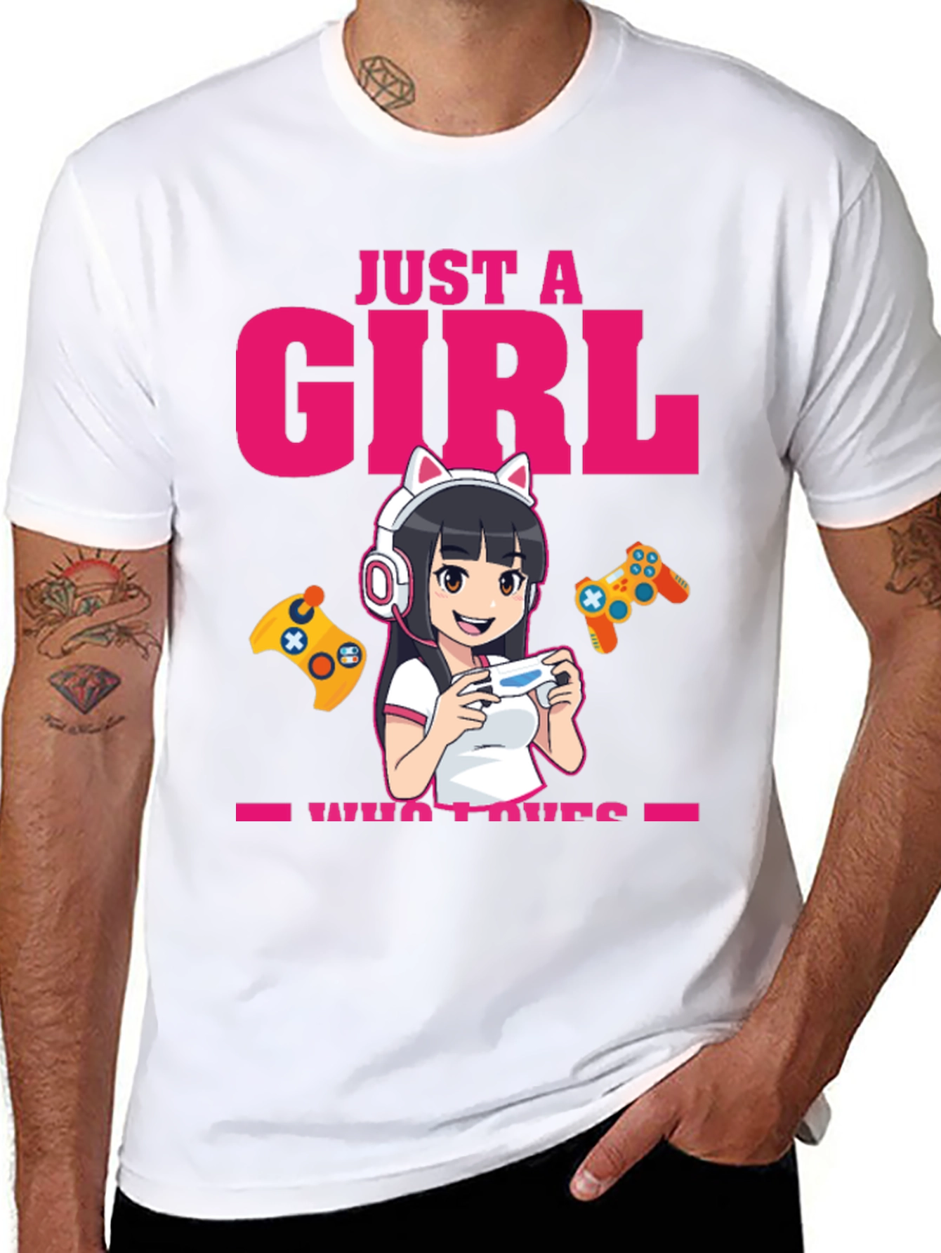 Just A Girl Who Loves Gaming T-Shirt