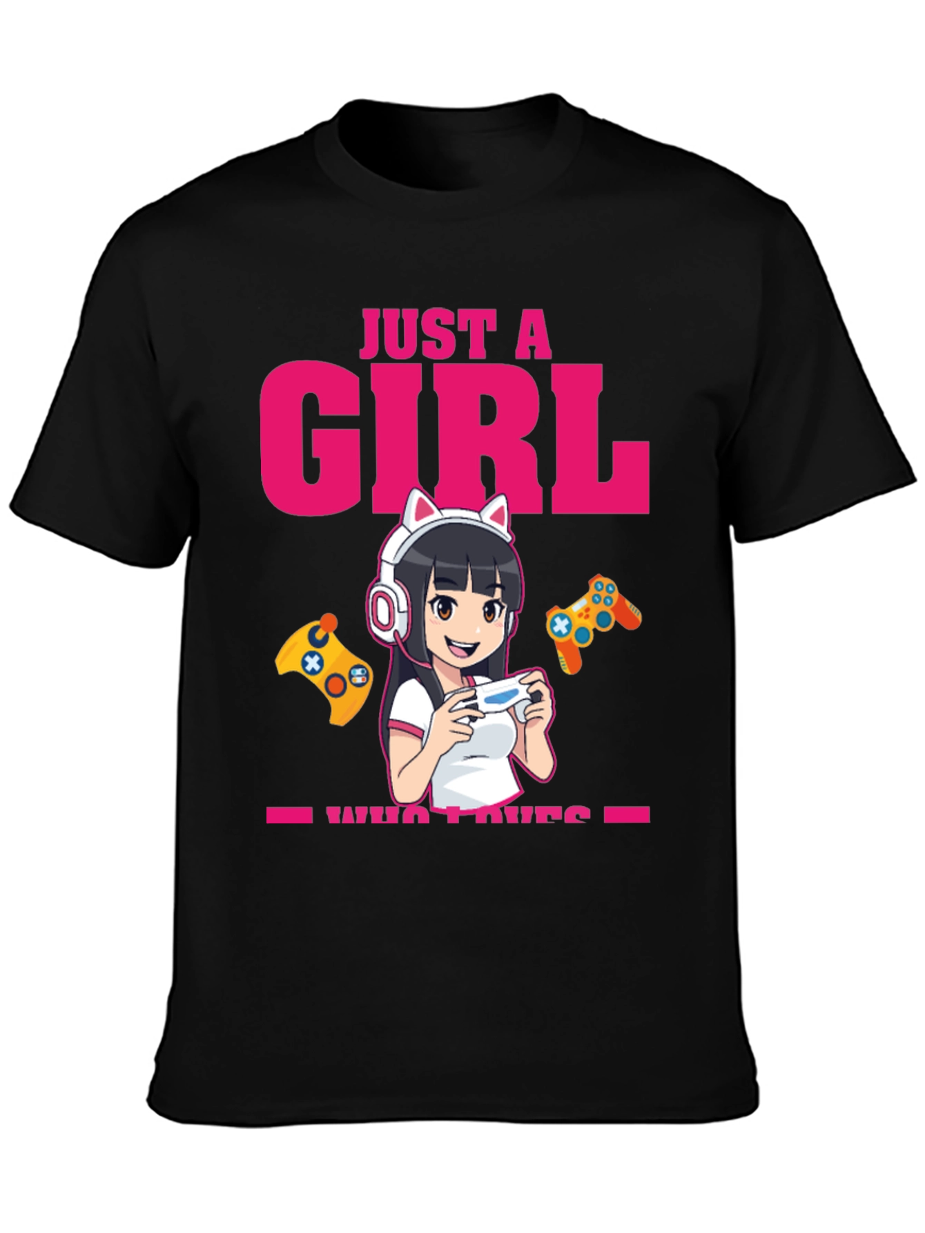 Just A Girl Who Loves Gaming T-Shirt