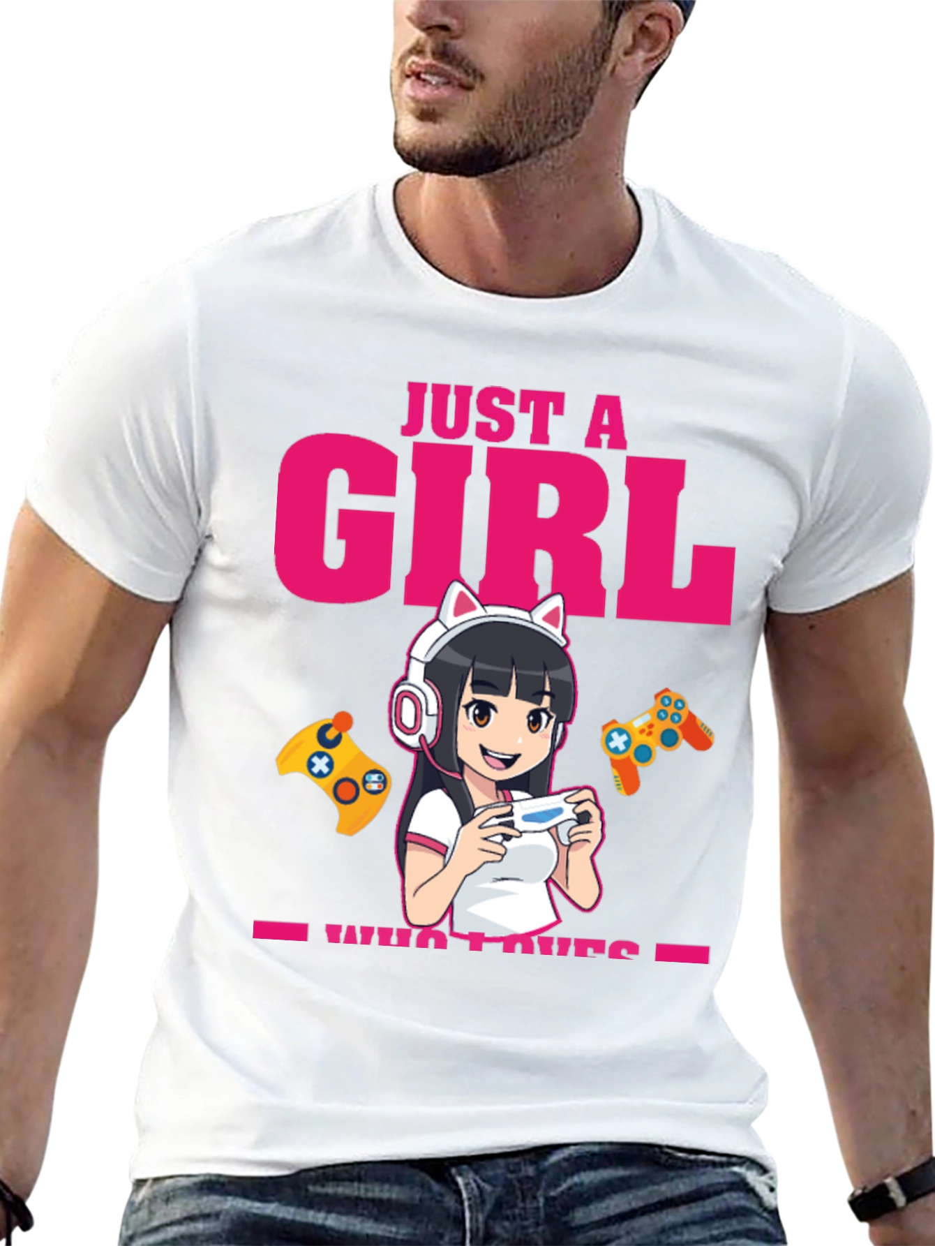 Just A Girl Who Loves Gaming T-Shirt