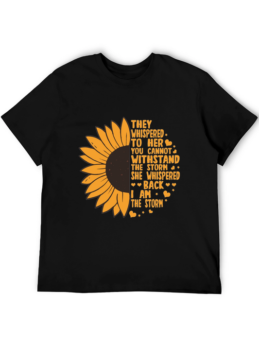 I Am The Storm Sunflower Graphic Tee - Unisex