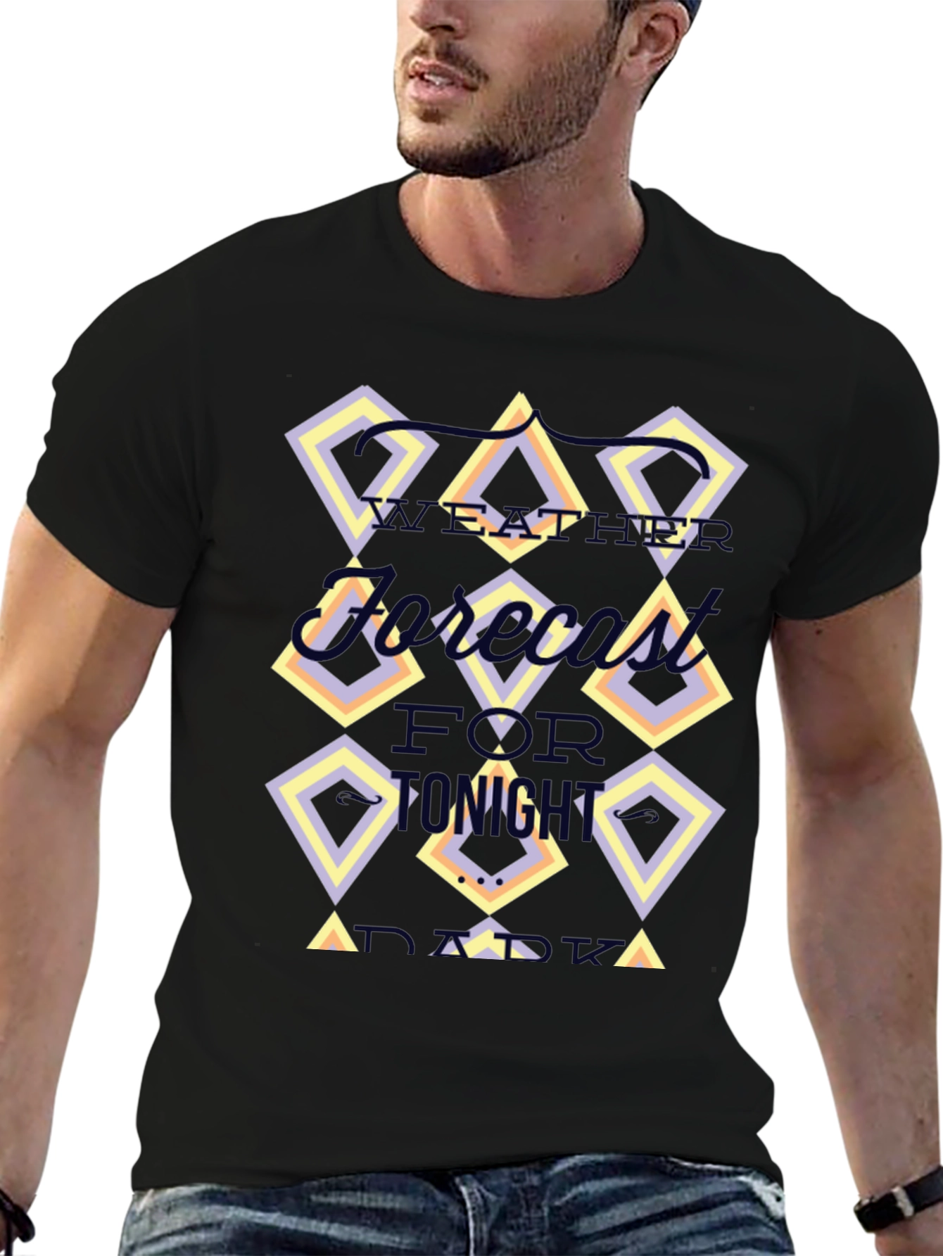 Abstract Weather Forecast Tee
