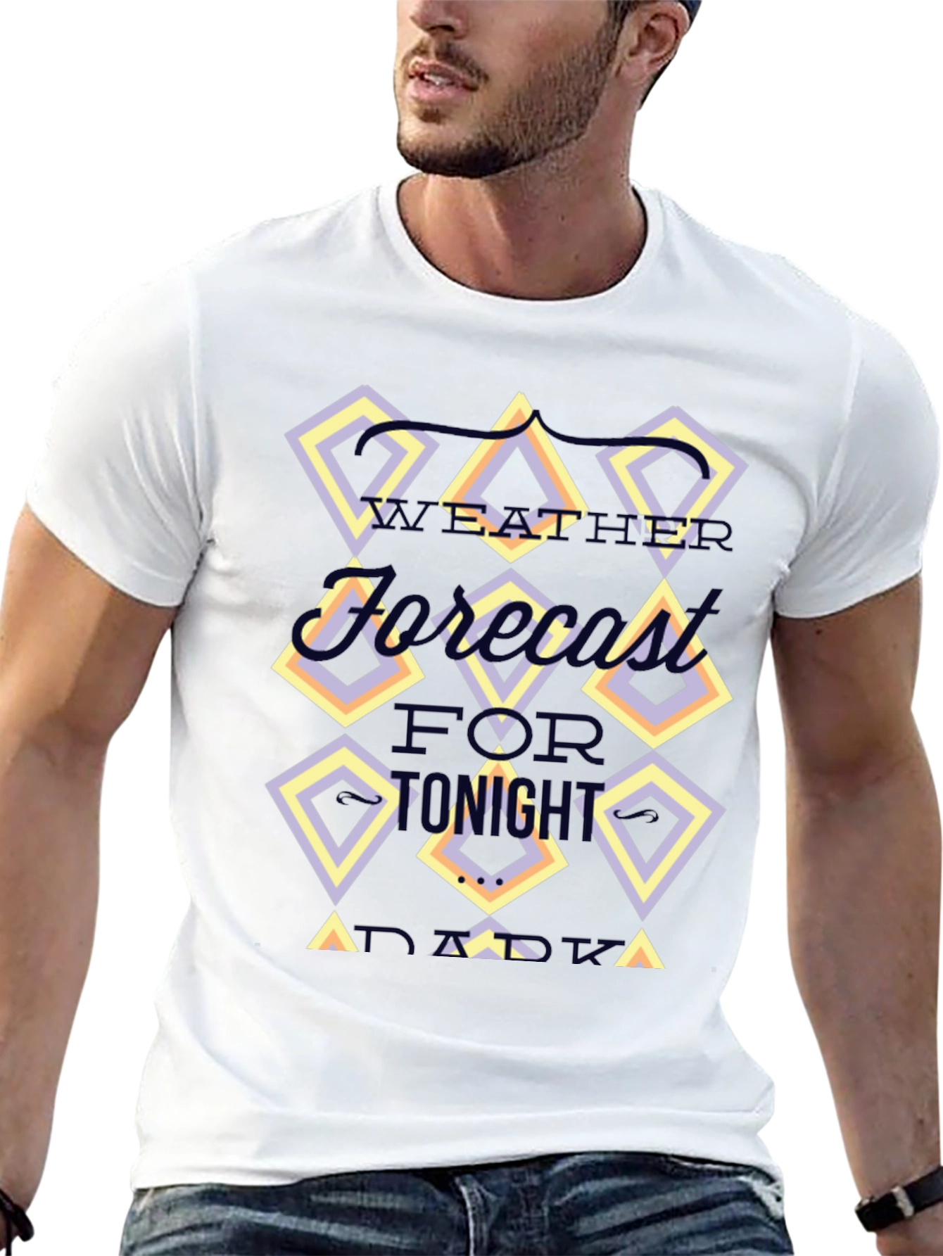 Abstract Weather Forecast Tee