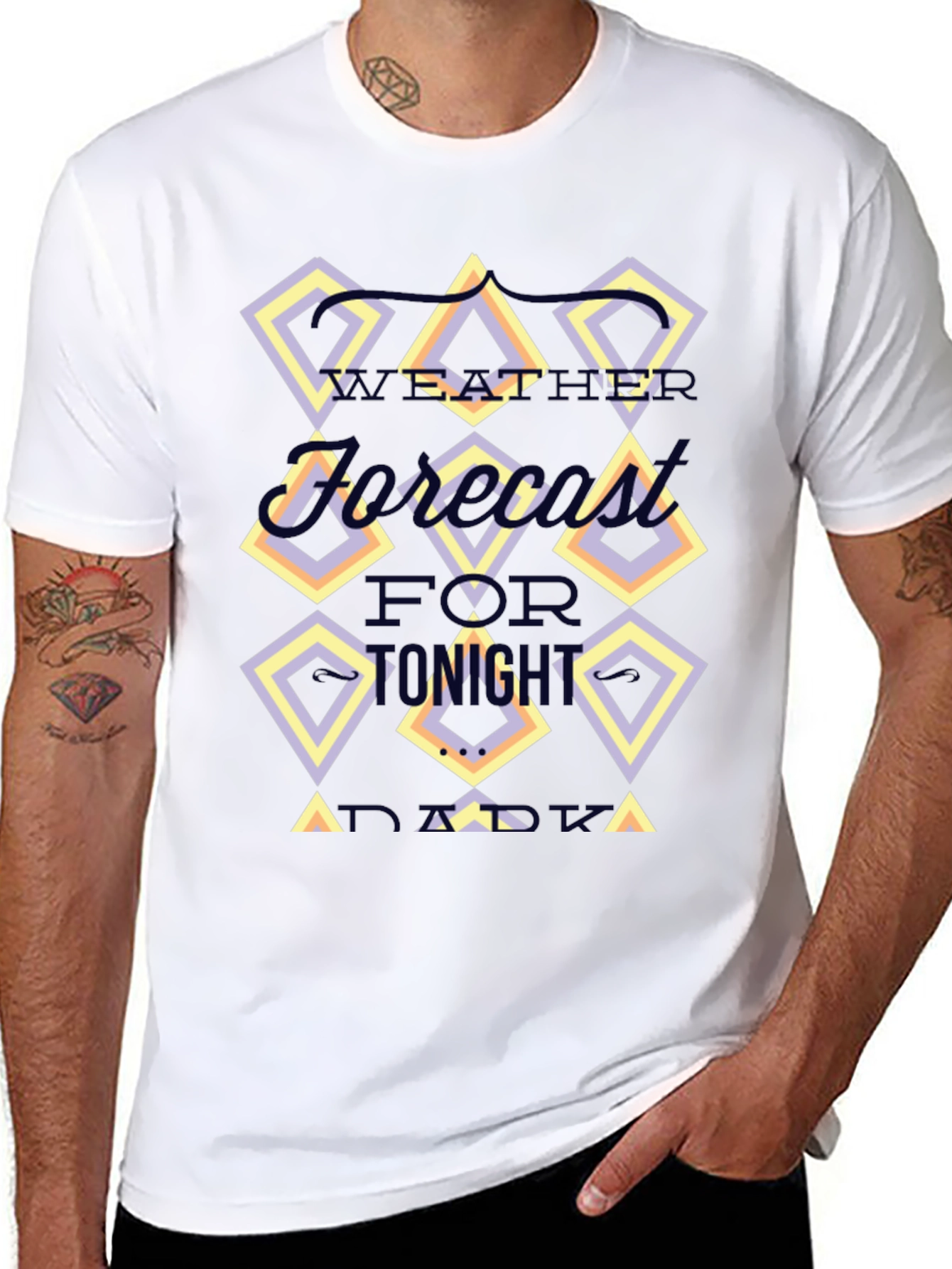 Abstract Weather Forecast Tee