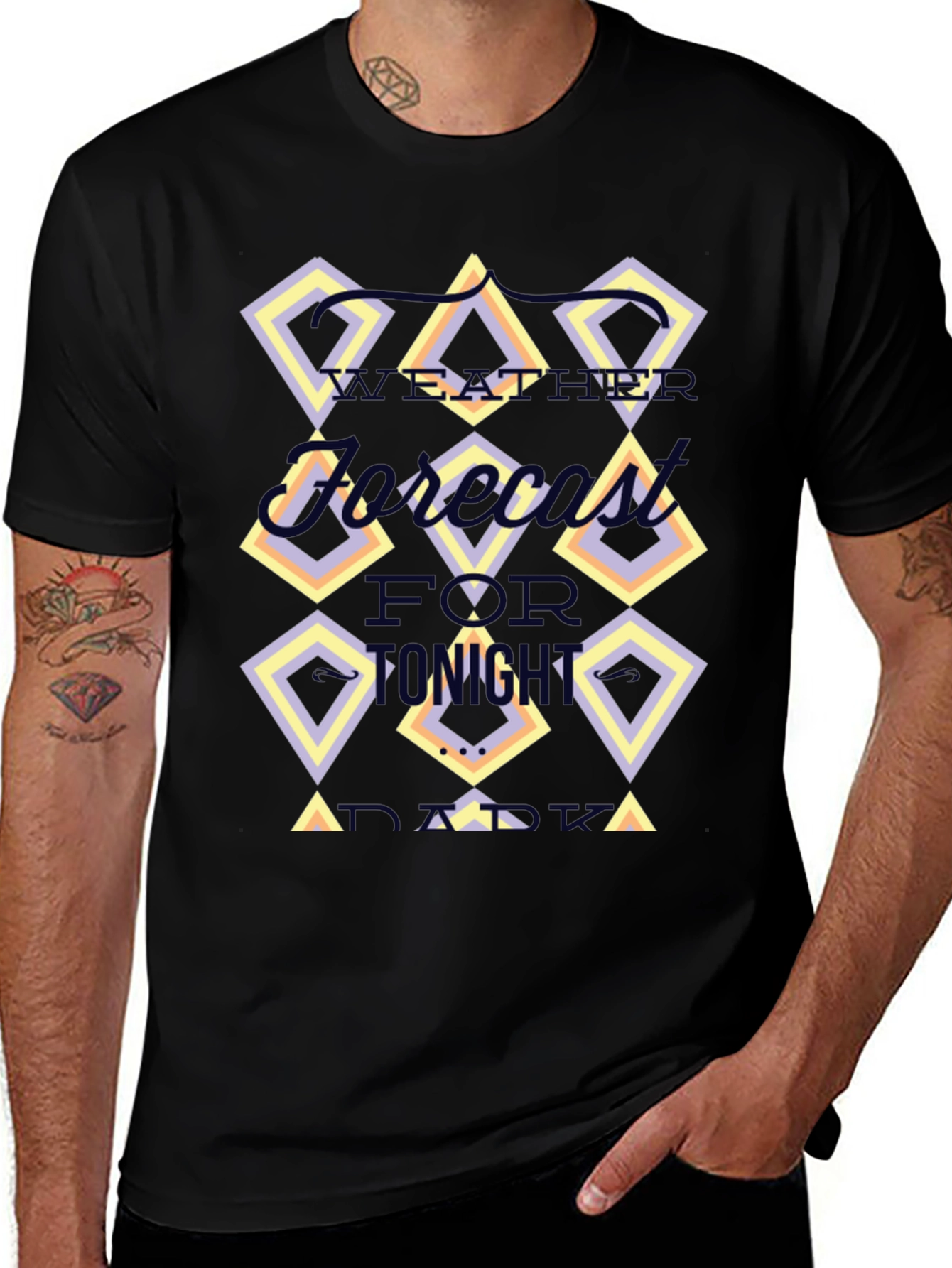 Abstract Weather Forecast Tee