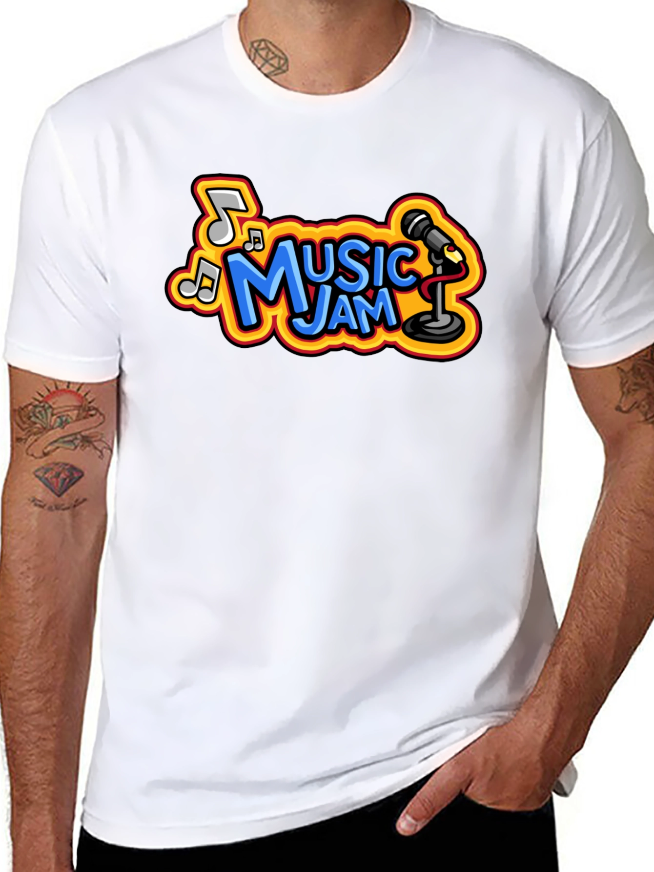 Music Jam T-Shirt - Cool Cartoon Design