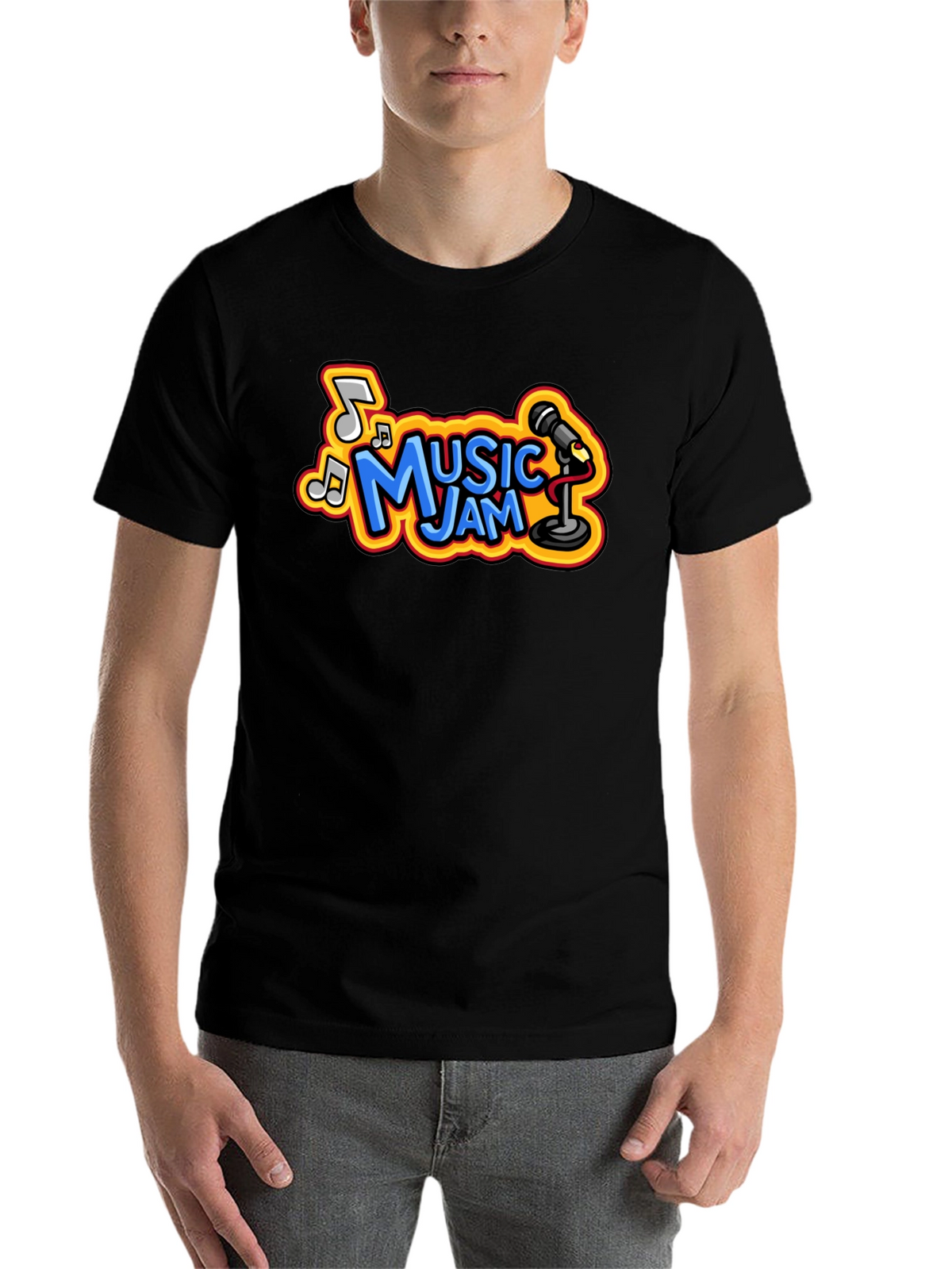 Music Jam T-Shirt - Cool Cartoon Design