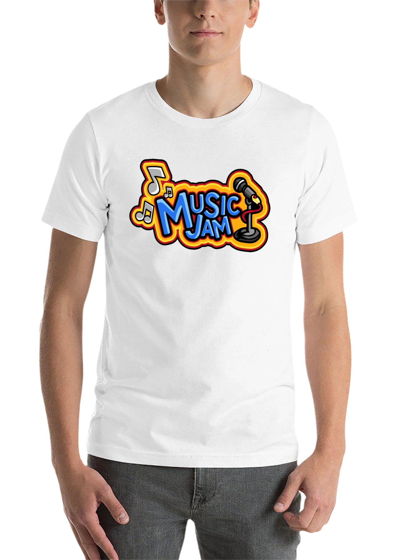 Music Jam T-Shirt - Cool Cartoon Design