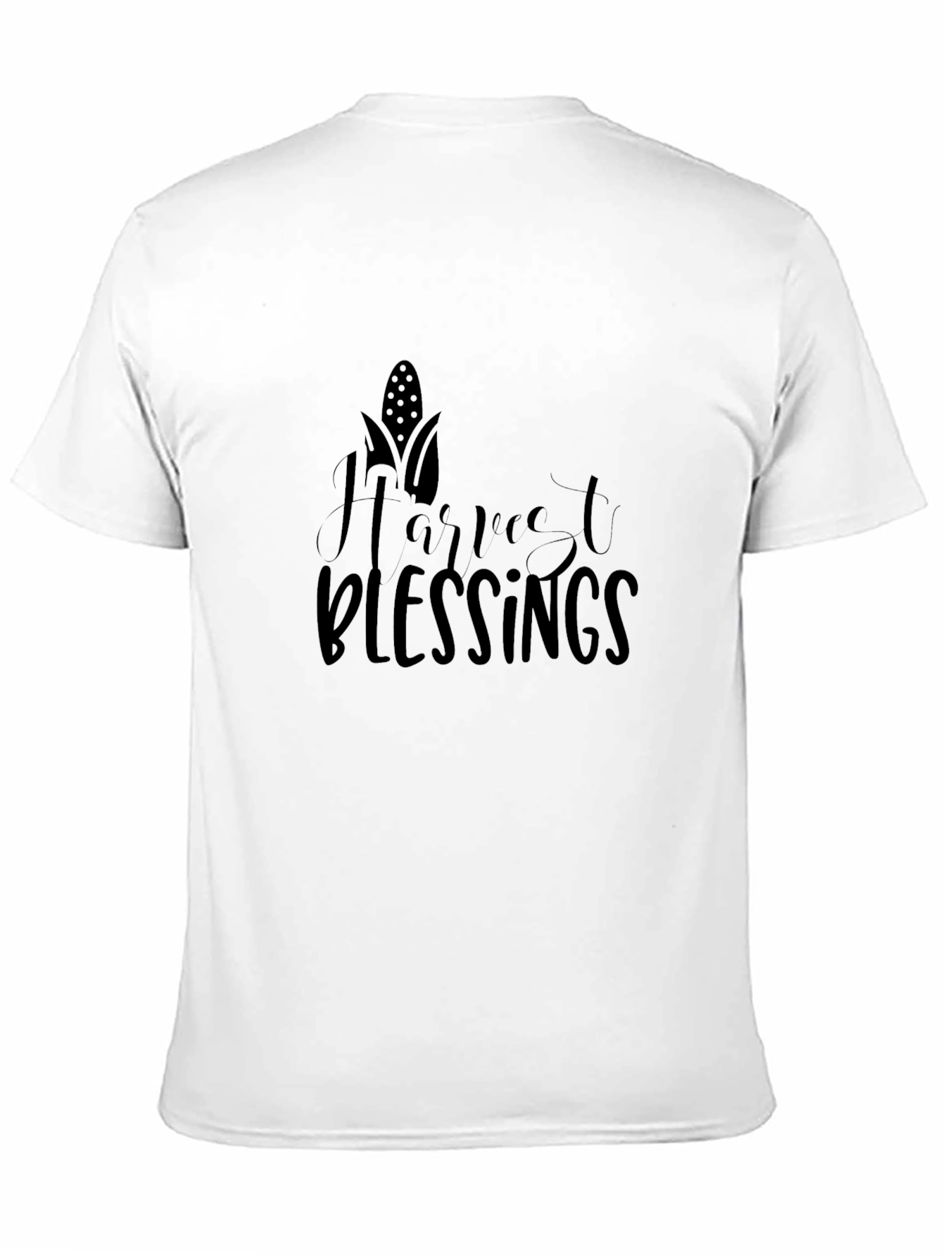 Harvest Blessings Graphic Tee - Black