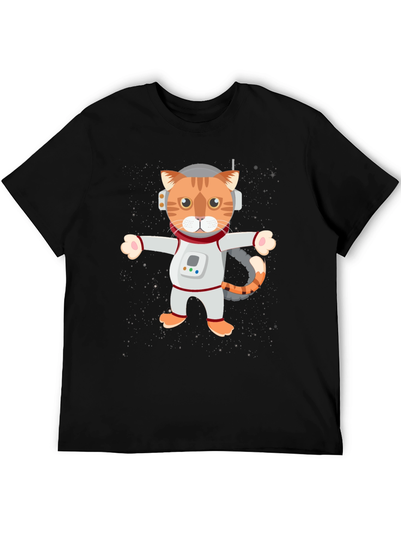 Astronaut Cat Graphic T-Shirt - Unisex
