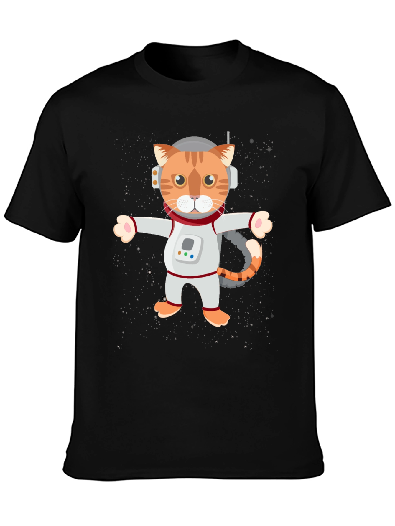 Astronaut Cat Graphic T-Shirt - Unisex