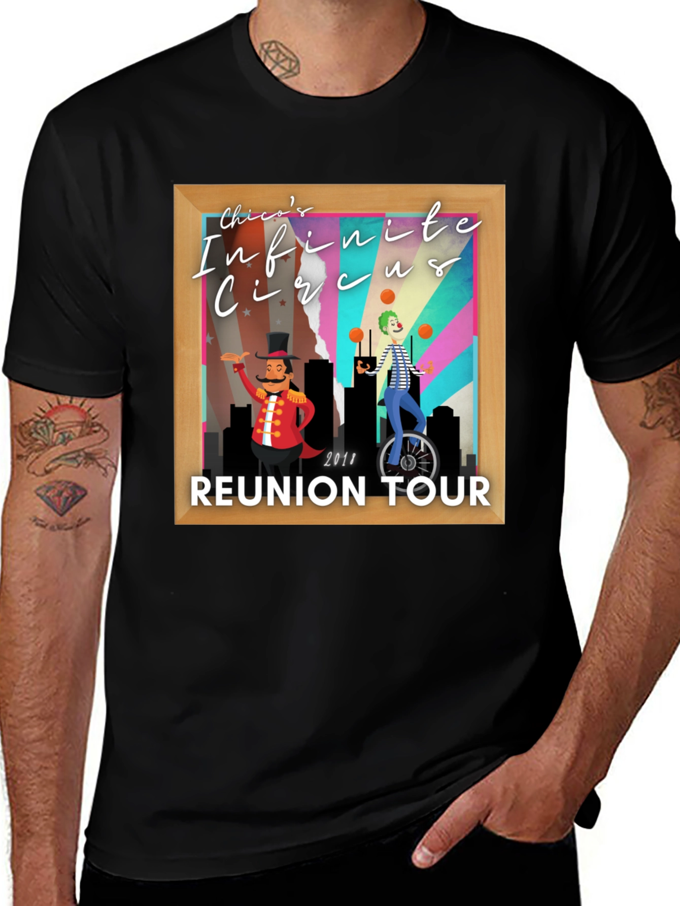Chicos Infinite Circus Reunion Tour Black T-Shirt