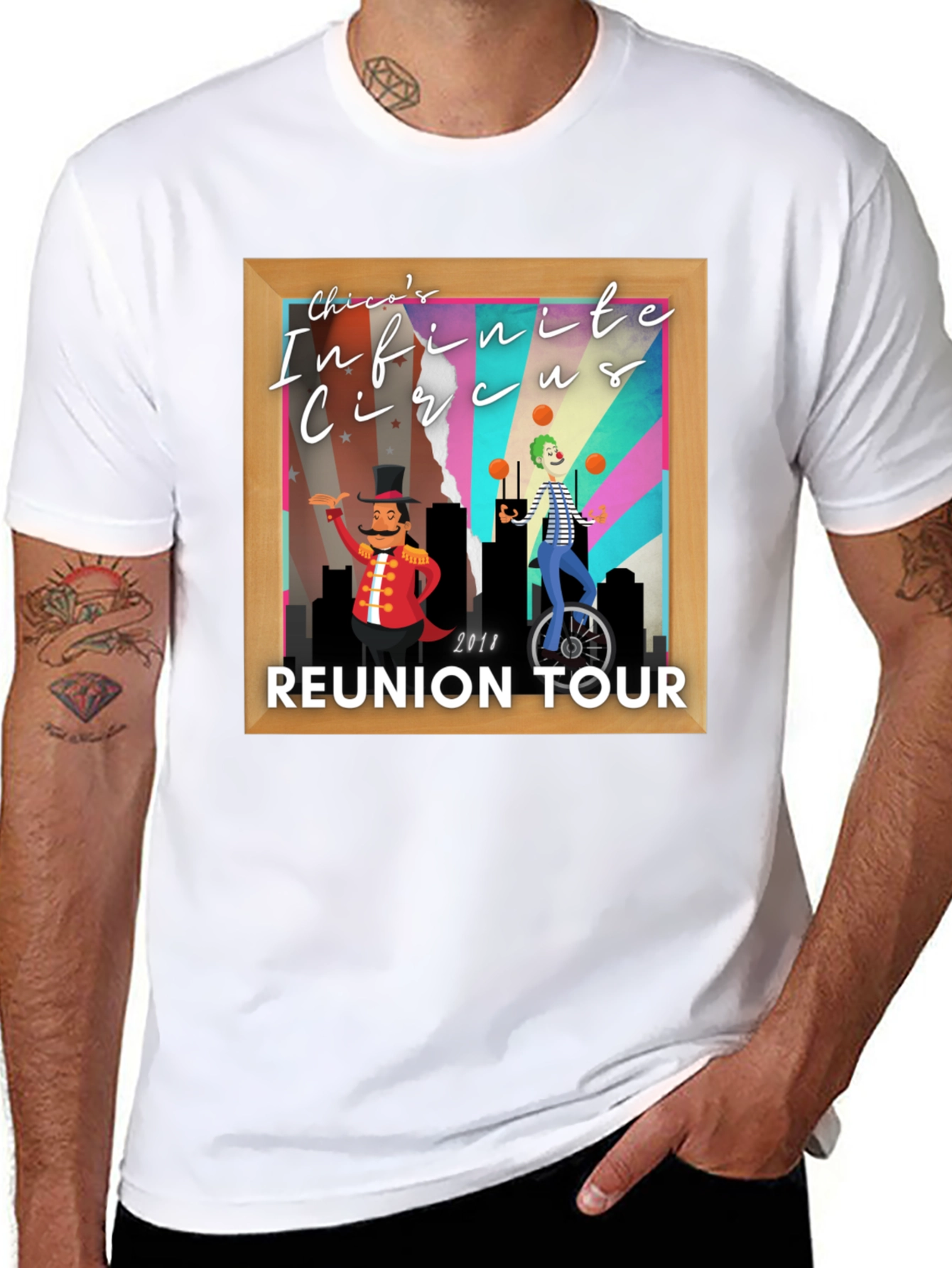 Chicos Infinite Circus Reunion Tour Black T-Shirt