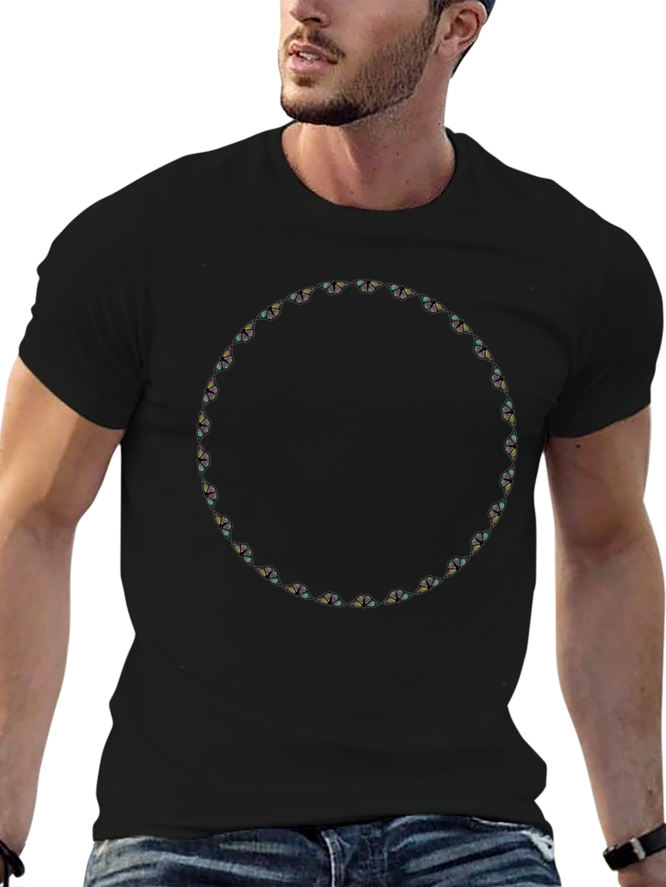 Butterfly Circle Graphic Tee