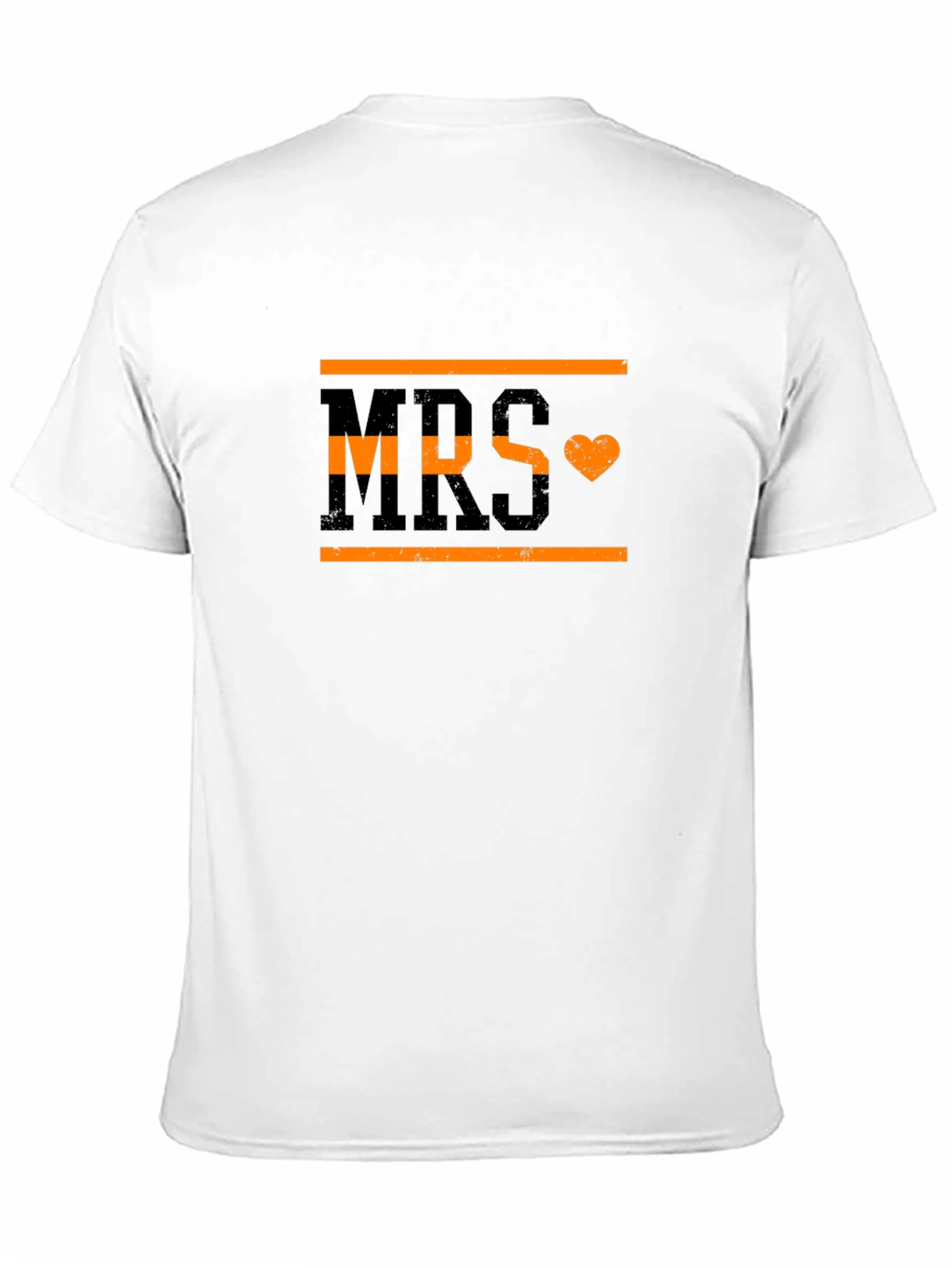 MRS with Heart Black T-Shirt