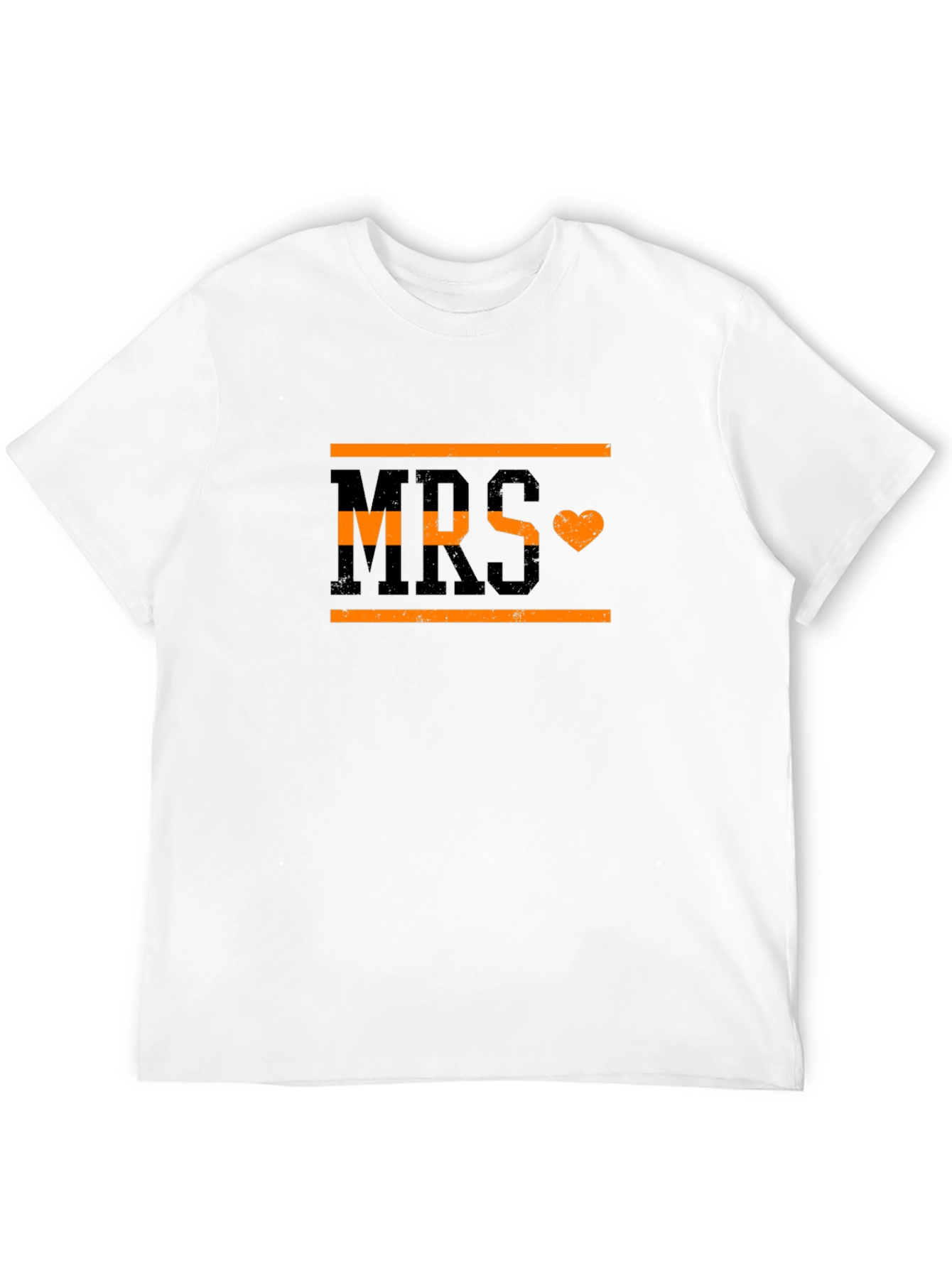 MRS with Heart Black T-Shirt