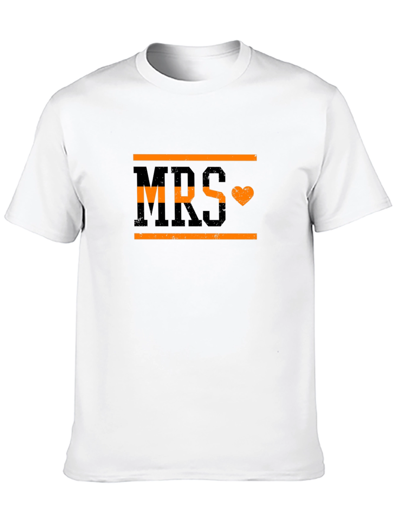 MRS with Heart Black T-Shirt