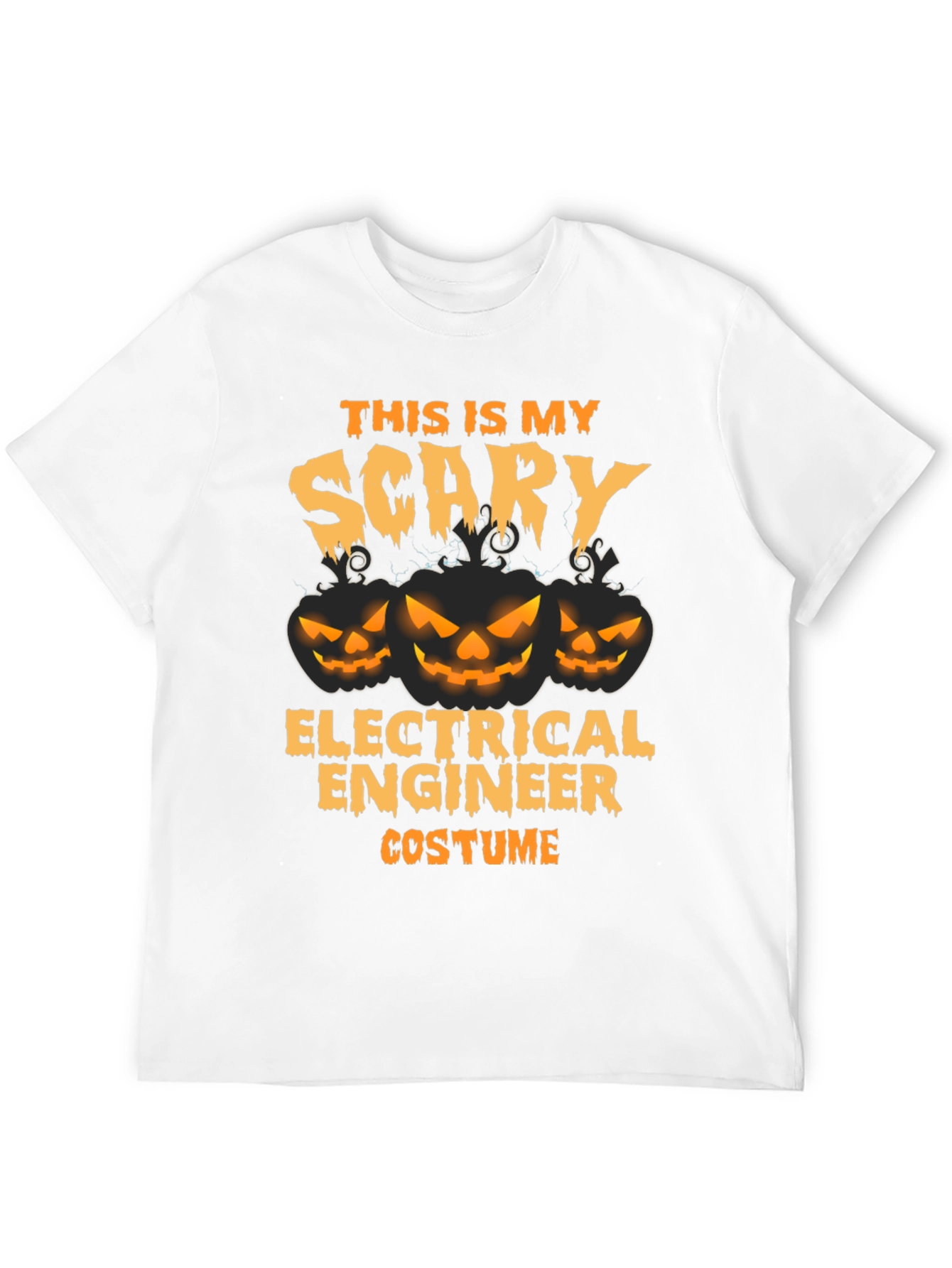Scary Electrical Engineer Halloween Costume T-Shirt