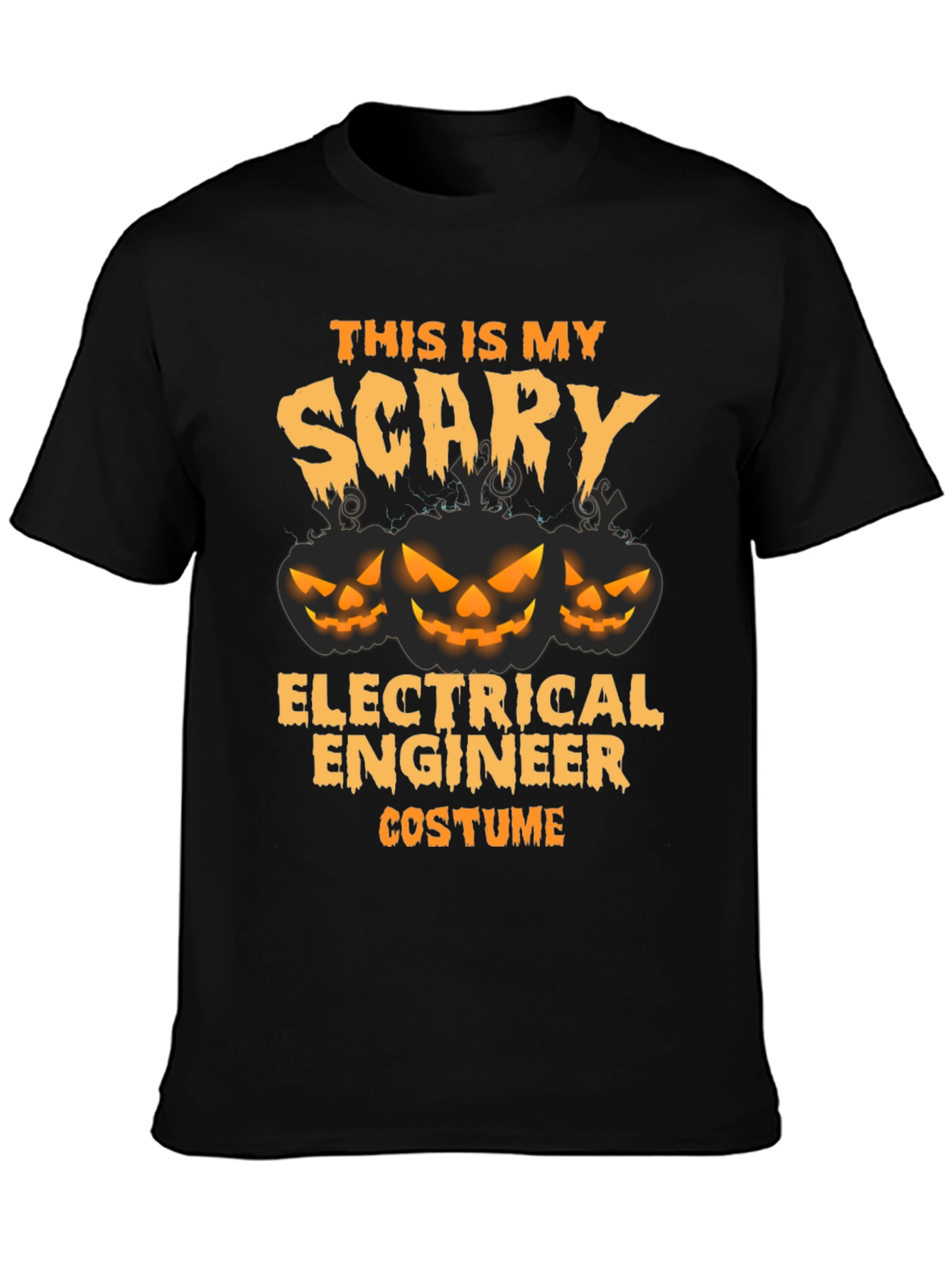 Scary Electrical Engineer Halloween Costume T-Shirt