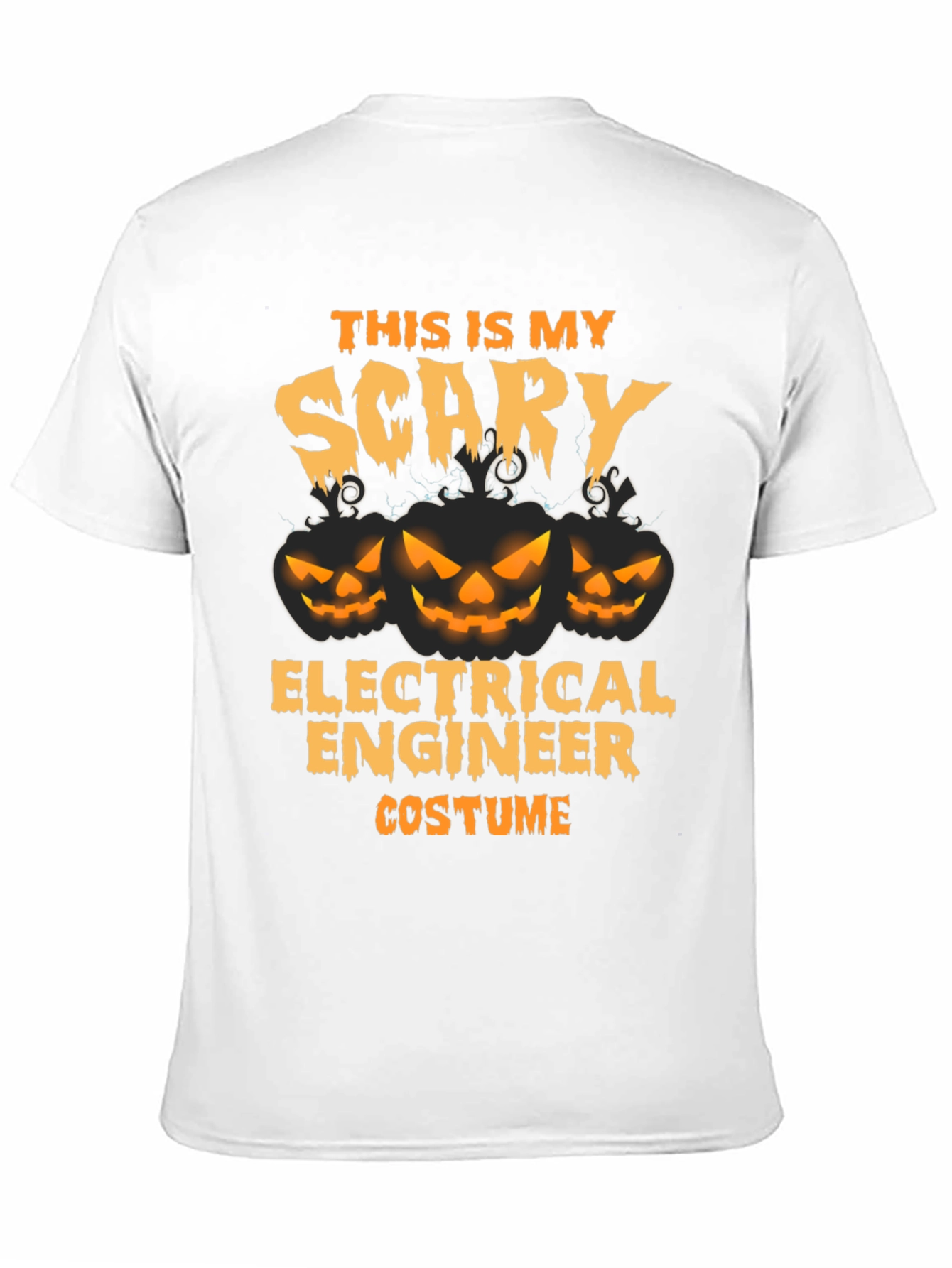 Scary Electrical Engineer Halloween Costume T-Shirt