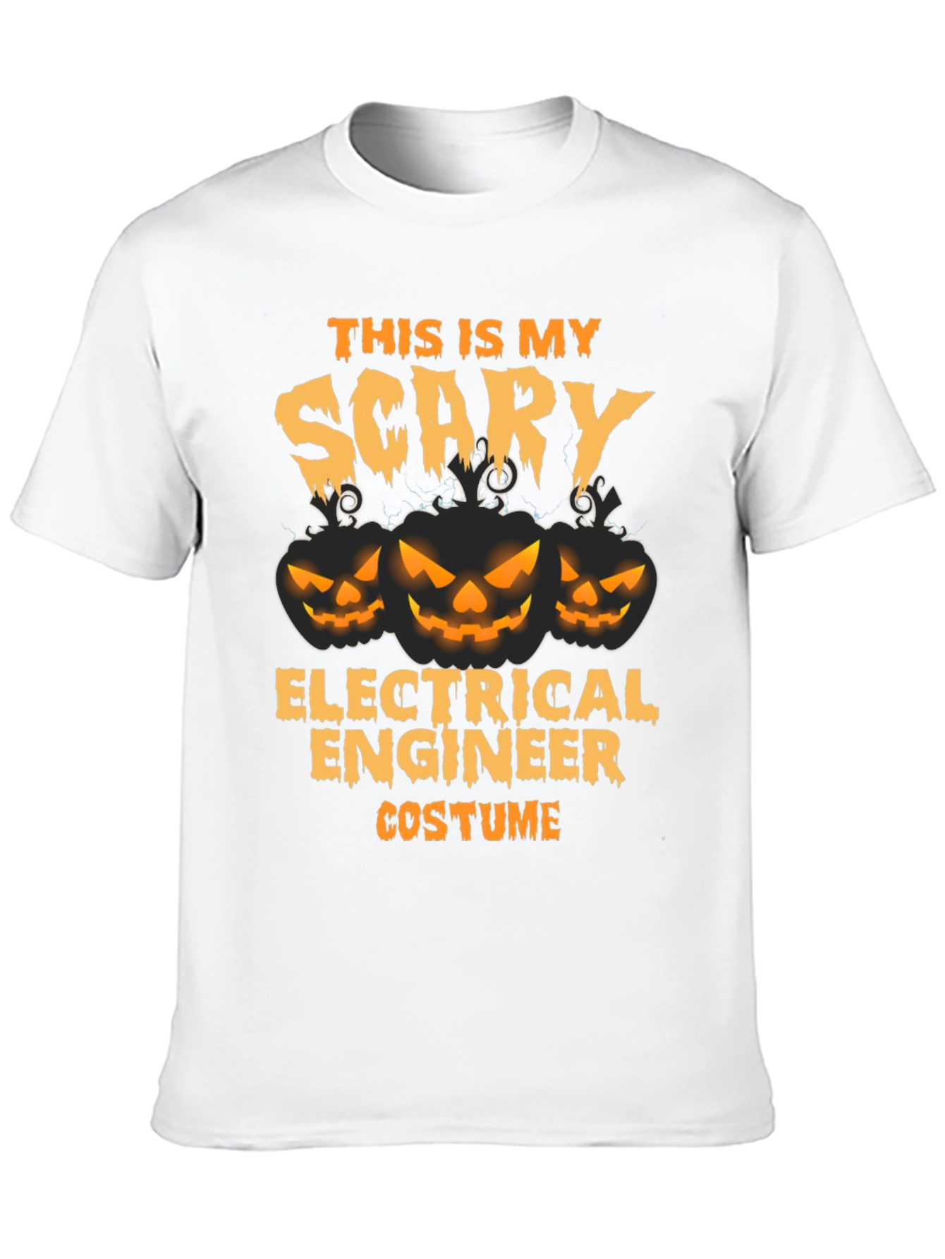 Scary Electrical Engineer Halloween Costume T-Shirt