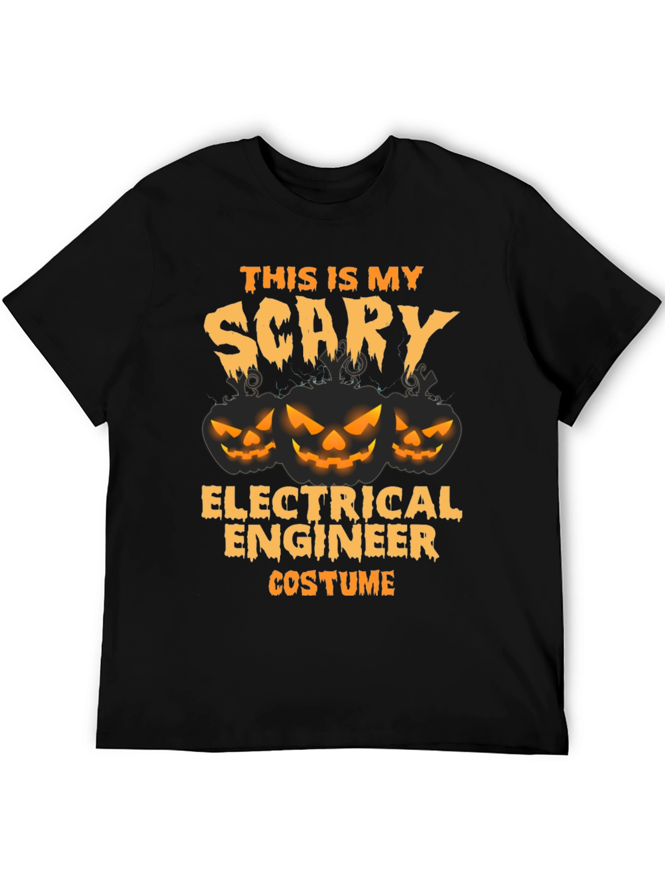 Scary Electrical Engineer Halloween Costume T-Shirt