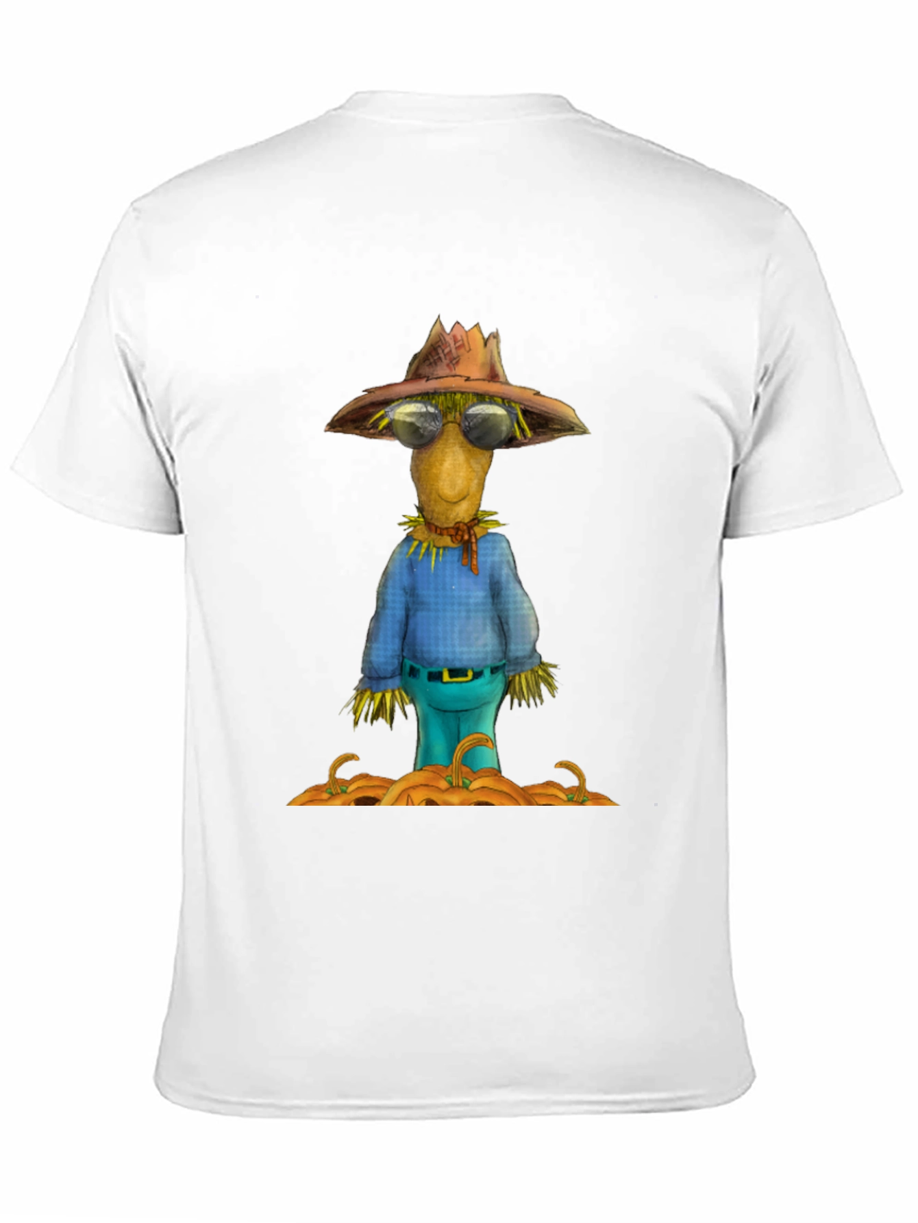 Scarecrow T-Shirt - Fall Harvest Design