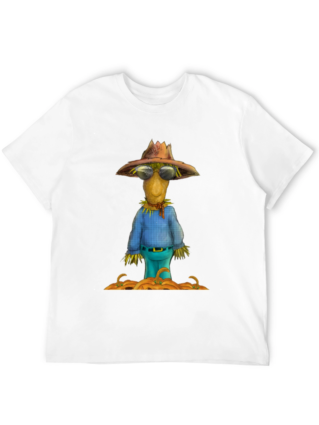 Scarecrow T-Shirt - Fall Harvest Design
